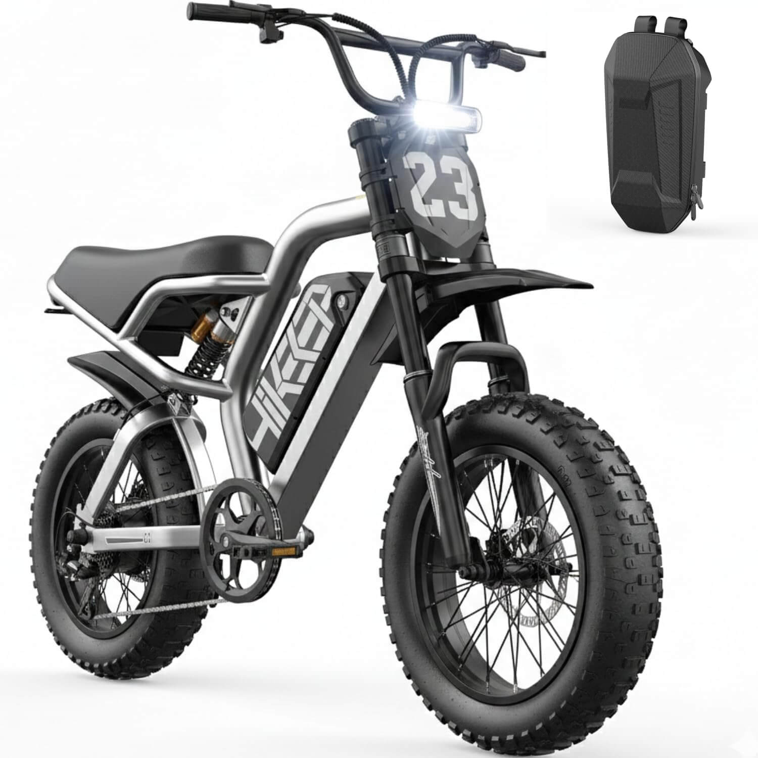 Globalkeep K6 Dual Suspension Fat Tire Electric Dirt Bike