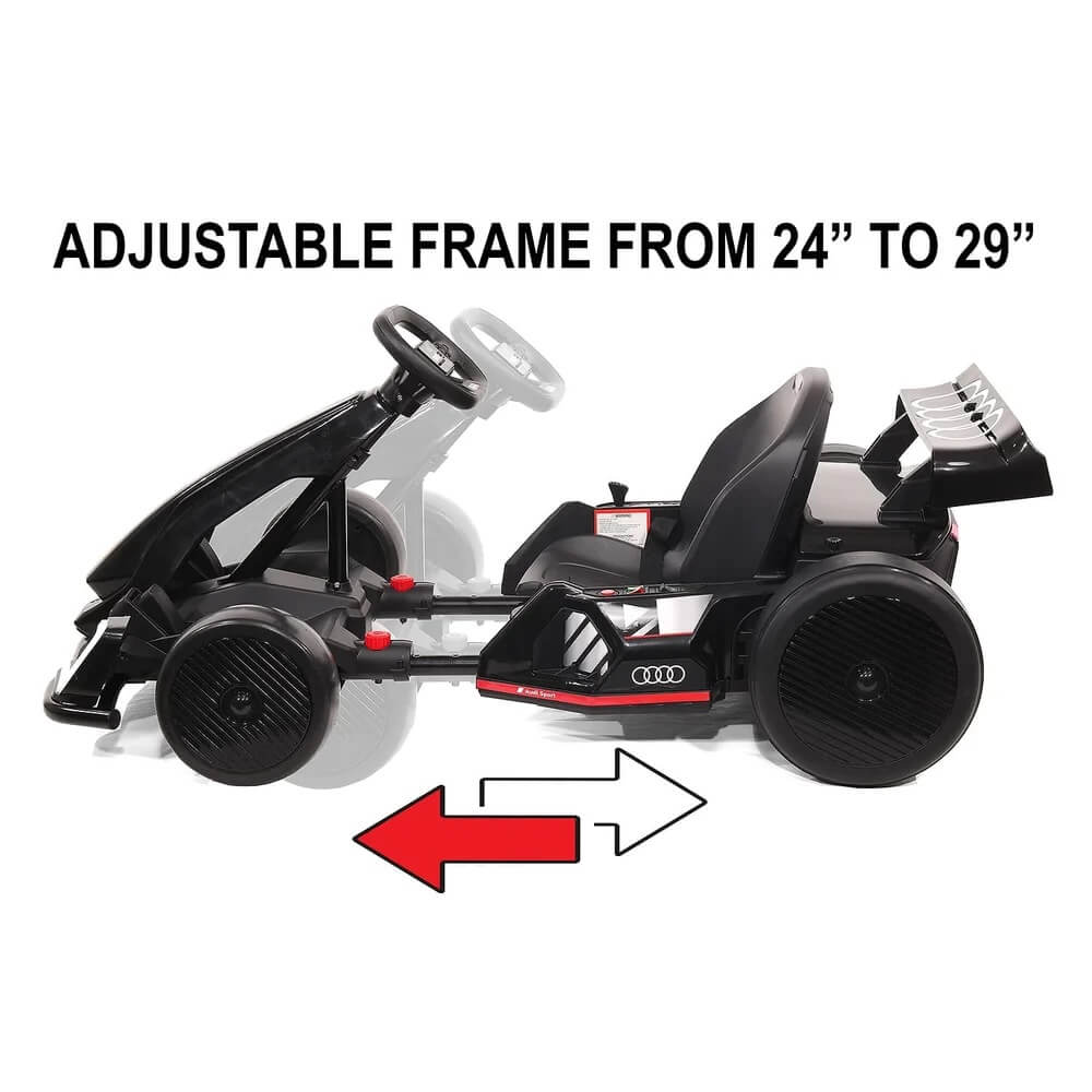 Moderno Kids AUDI SPORT 24V BIG KIDS Drifting Electric Ride-On Go-Kart