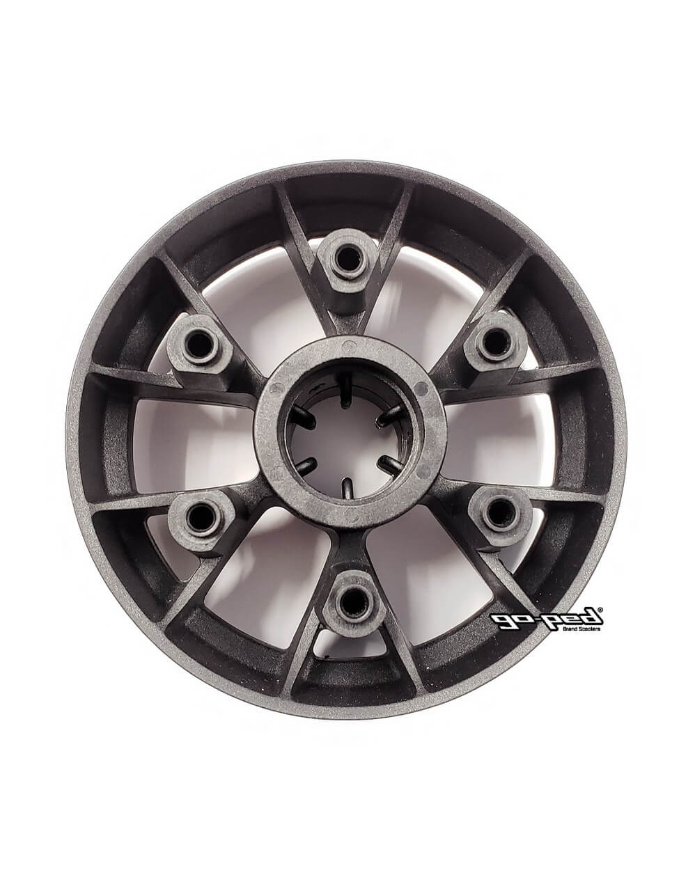 Go-Ped Replacement HUB, MACH 12 WHEEL W/ STANDOFFS (145811) for GSR Sport Gas Scooter