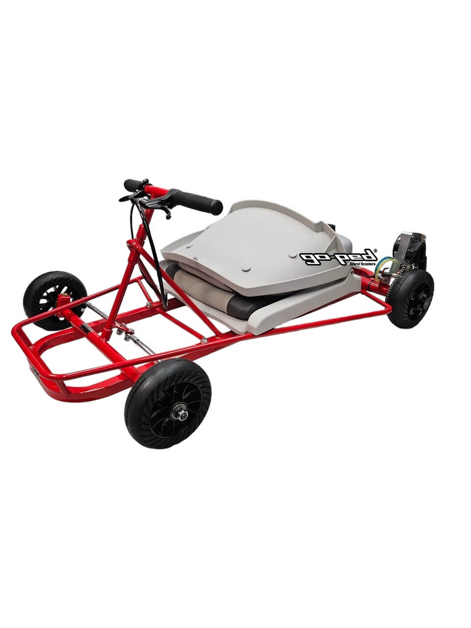 Go-Ped SUPER GO QUAD ROLLER Folding Seat Gas Go-Kart, No Engine