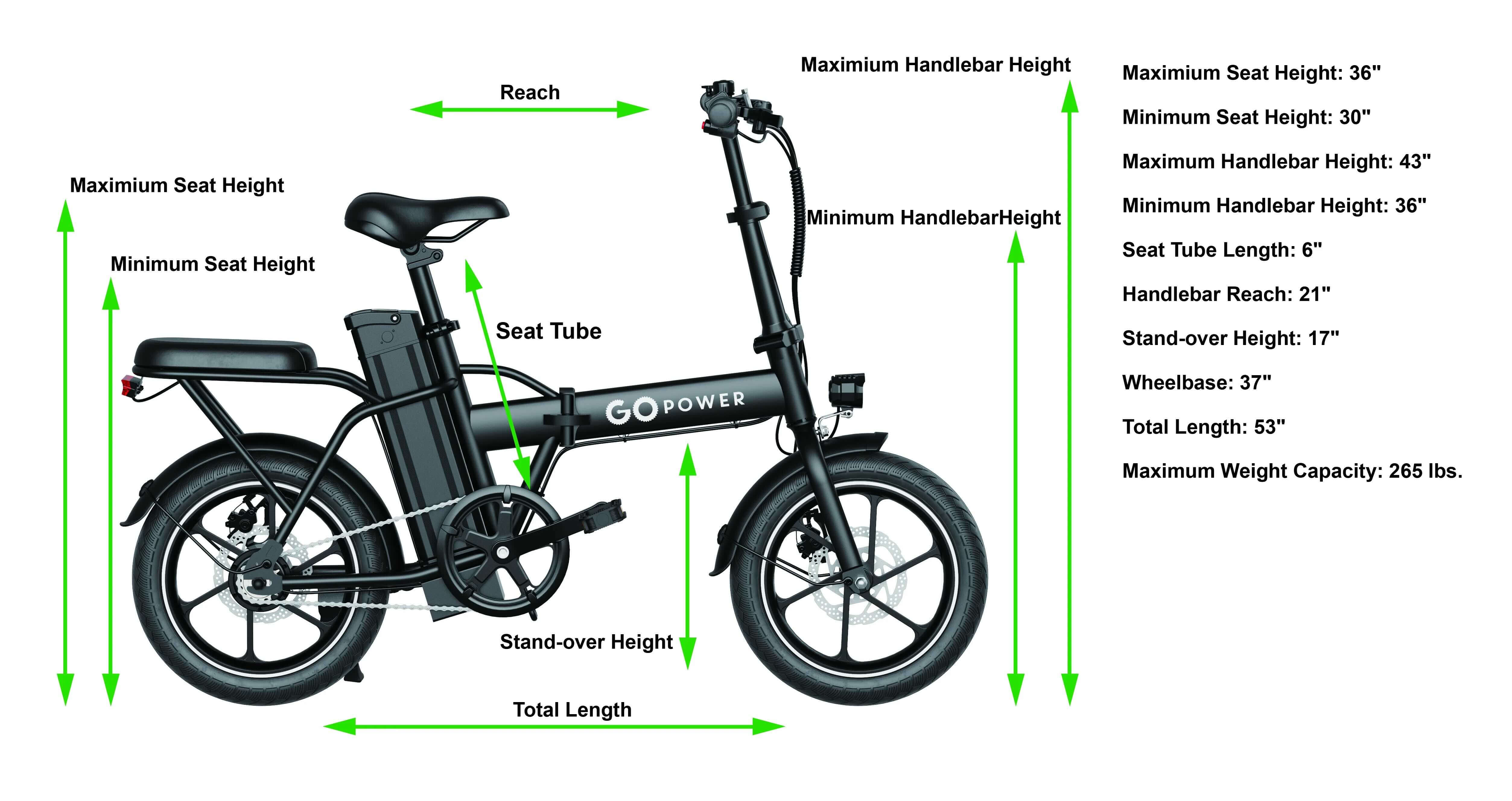 GoPowerBike Go Breeze Step-Through Folding Electric Bike