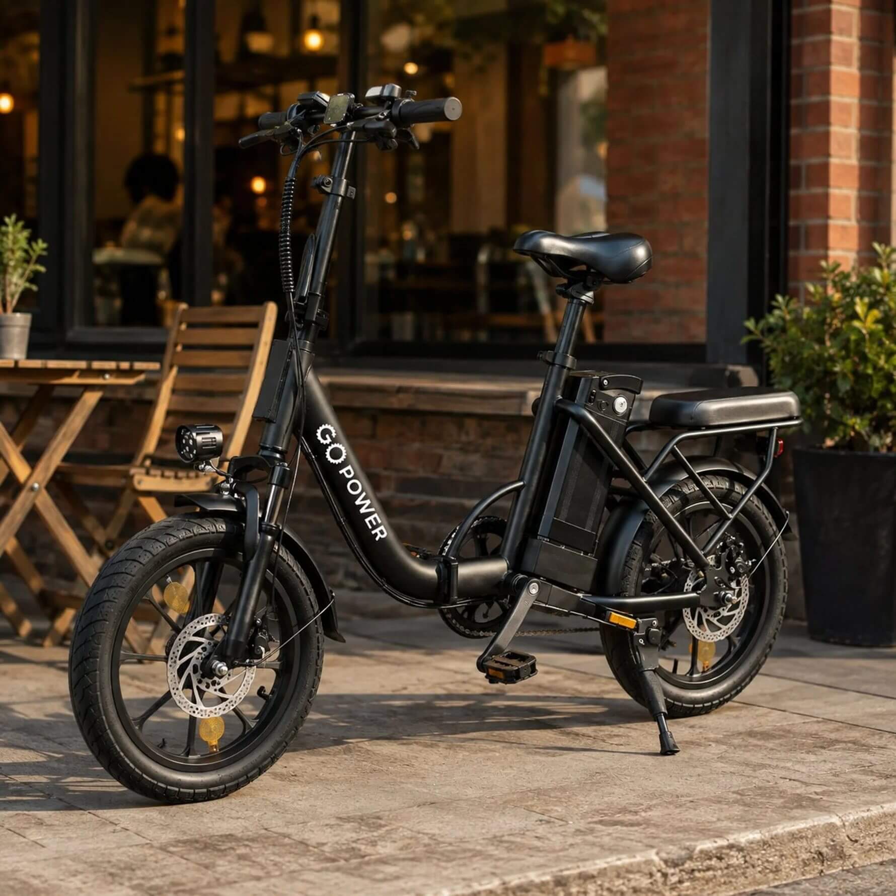 GoPowerBike Go Breeze Step-Through Folding Electric Bike