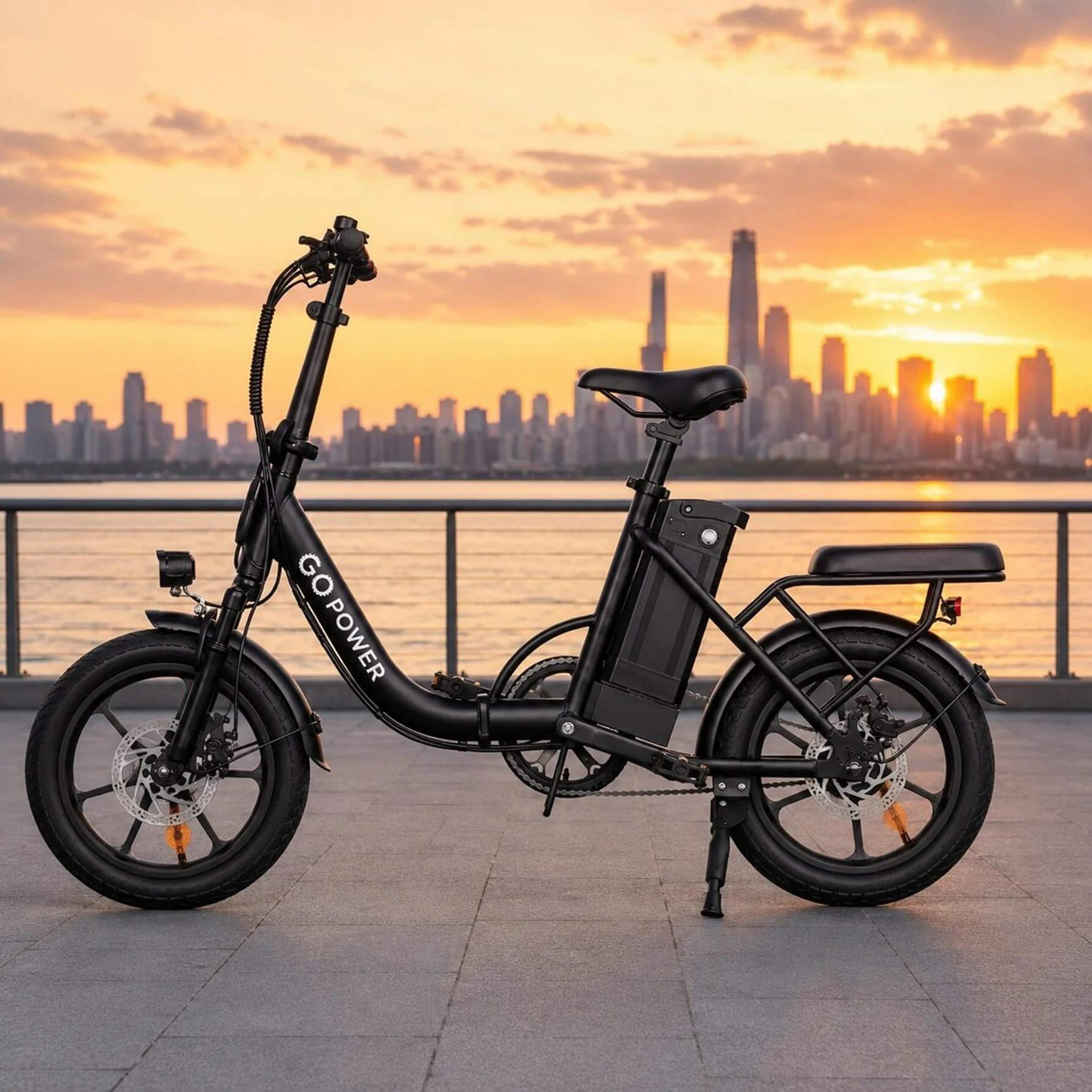 GoPowerBike Go Breeze Step-Through Folding Electric Bike