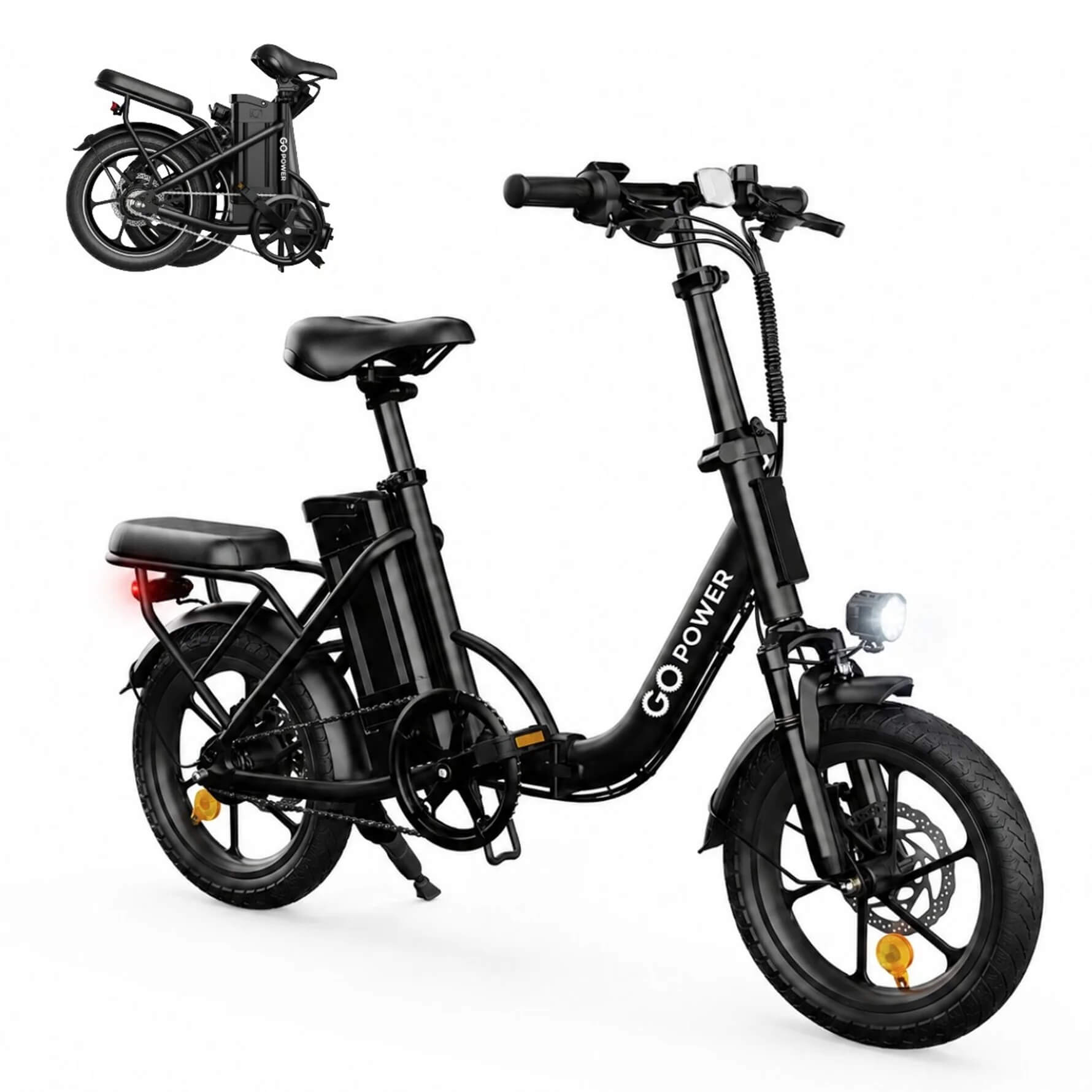 GoPowerBike Go Breeze Step-Through Folding Electric Bike