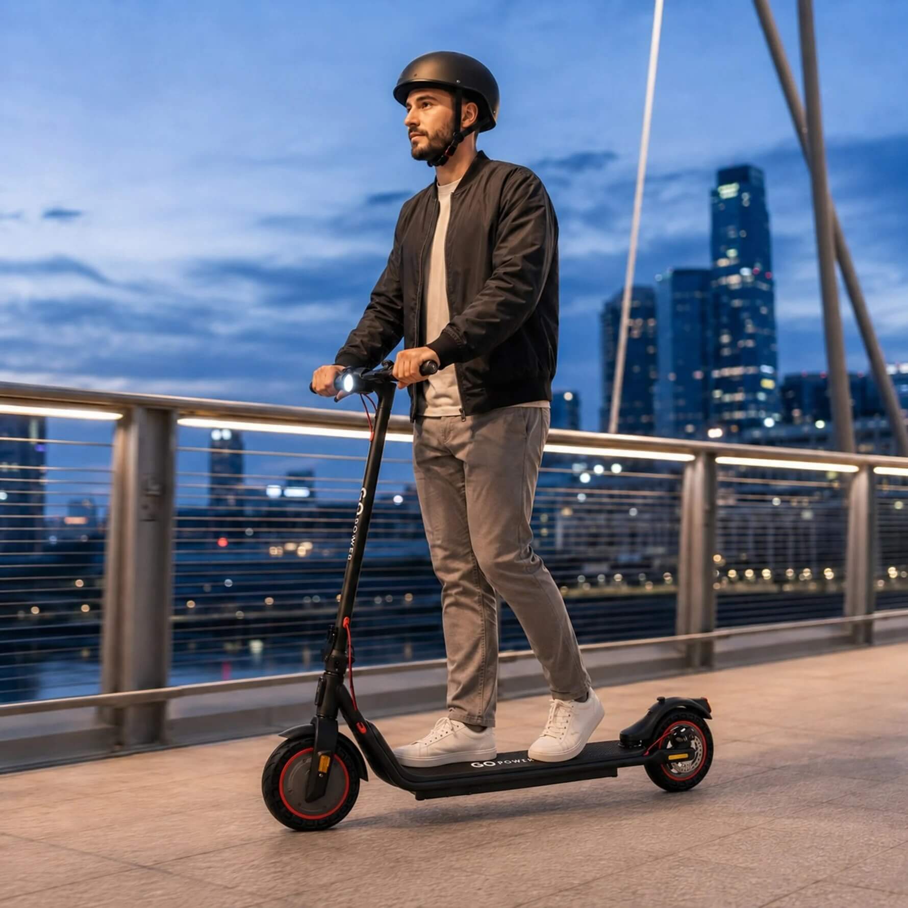 GoPowerBike Go Line 36V Folding Electric Scooter
