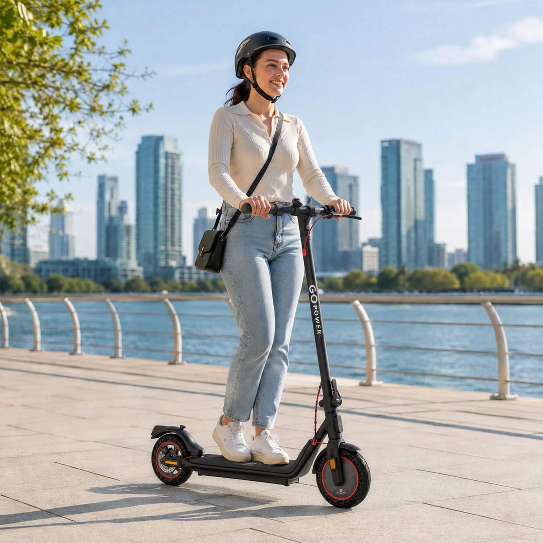 GoPowerBike Go Line 36V Folding Electric Scooter