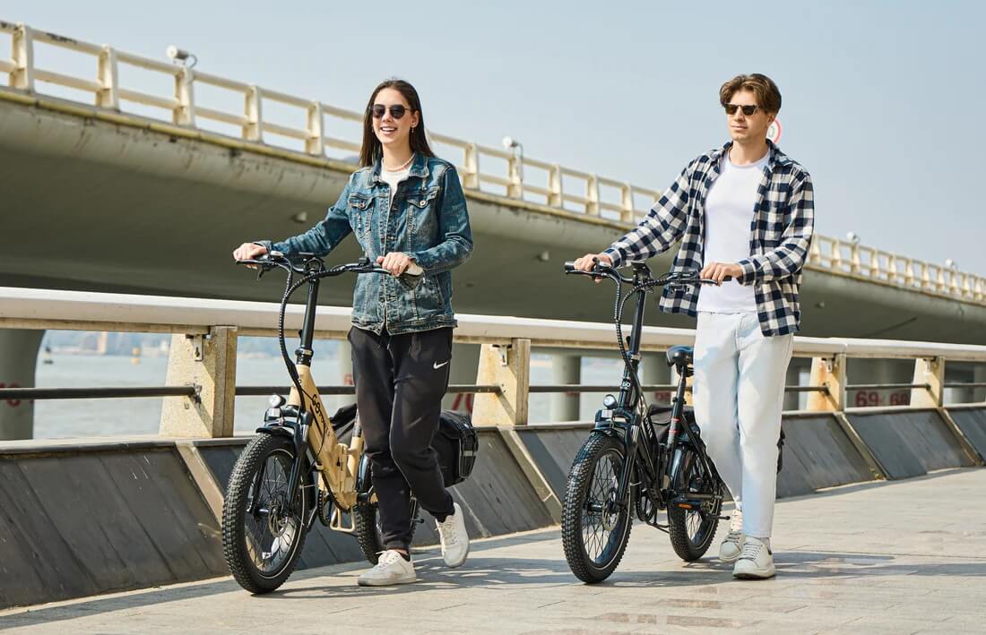 GoPowerBike GoPlus 500W 36V Folding Fat Tire Electric Bike