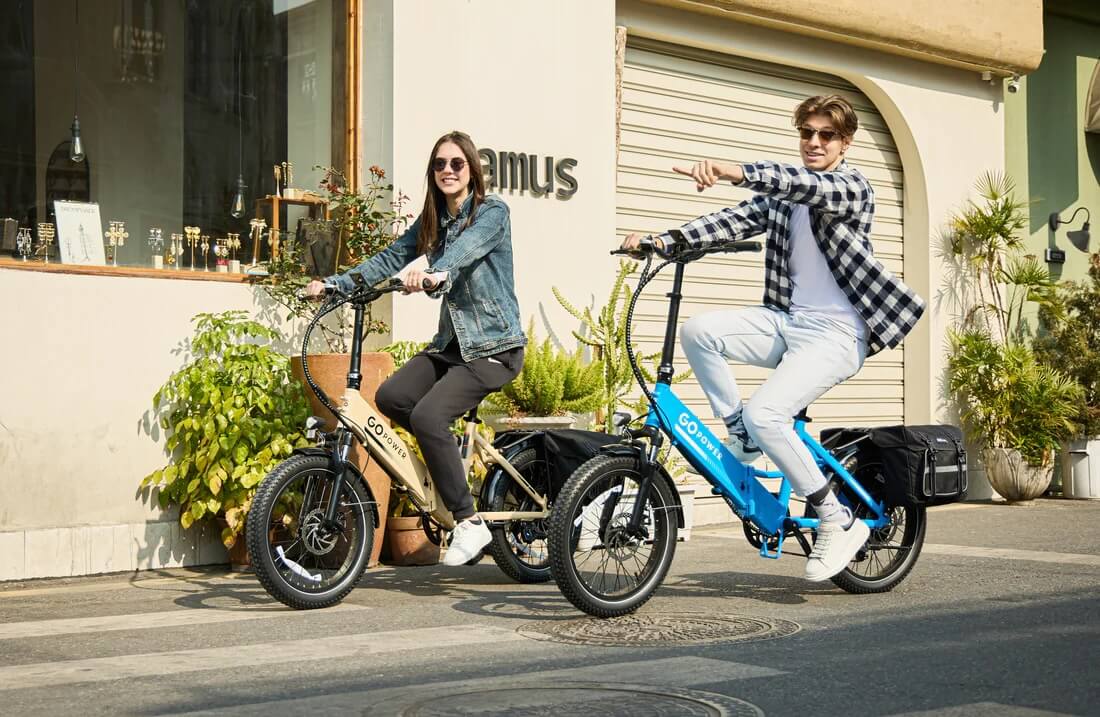 GoPowerBike GoPlus 500W 36V Folding Fat Tire Electric Bike
