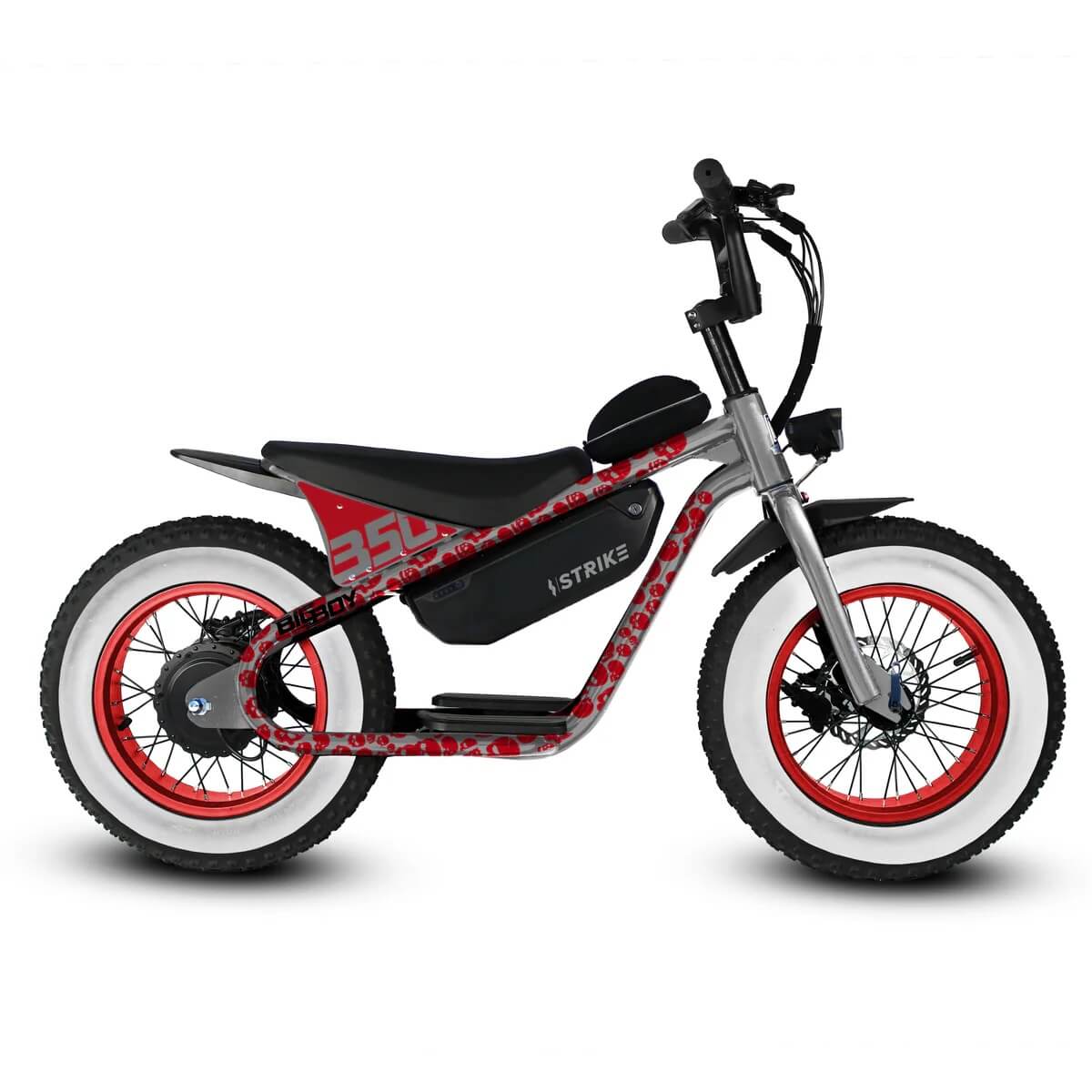 electric bicycle big tires Strike Cycles BIG BOY Fat Tire Electric Bike — Upzy.com