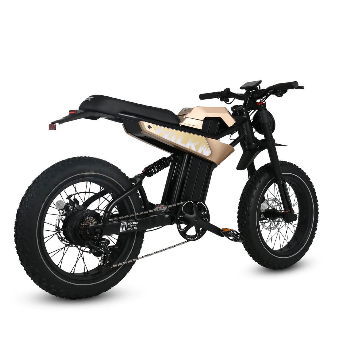 Golden Cycles FALKN 750W 48V 7 Speed Suspension Fat Tire Electric Bike