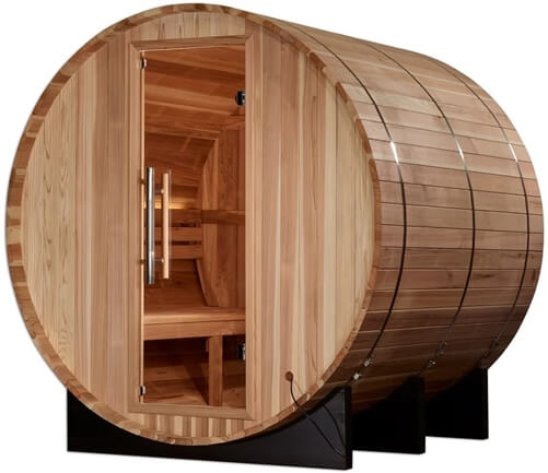 Golden Designs GDI-B004-01 "AROSA" 4 Person Outdoor Traditional Barrel Sauna