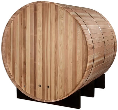 Golden Designs GDI-B004-01 "AROSA" 4 Person Outdoor Traditional Barrel Sauna