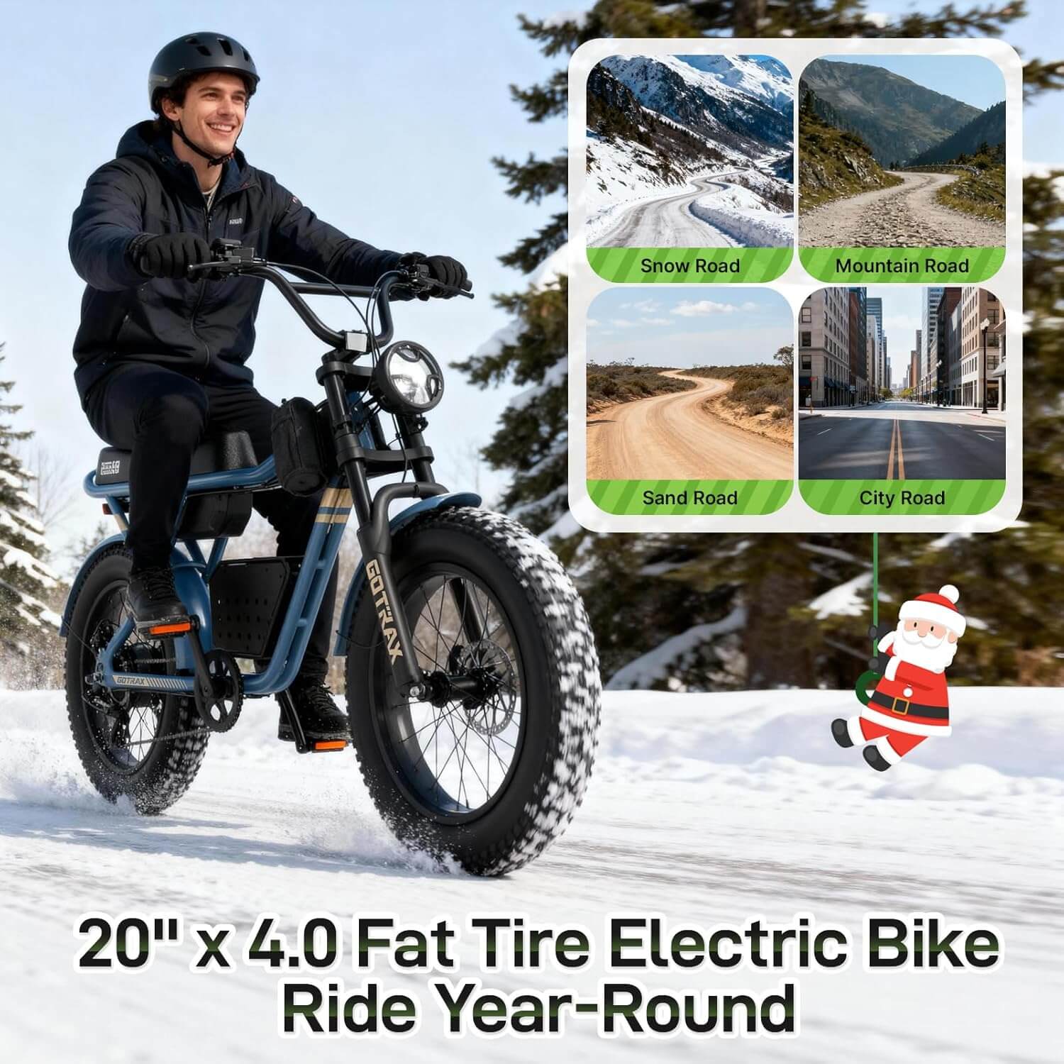 Gotrax R7 750W 48V Fat Tire Electric Bike