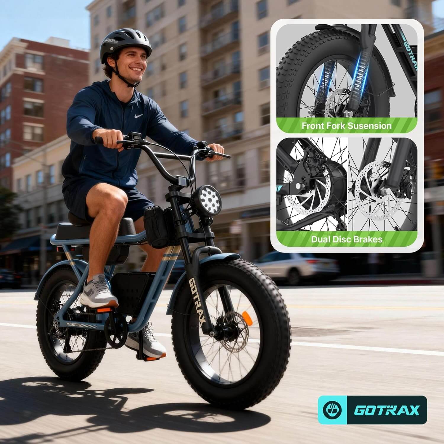 Gotrax R7 750W 48V Fat Tire Electric Bike