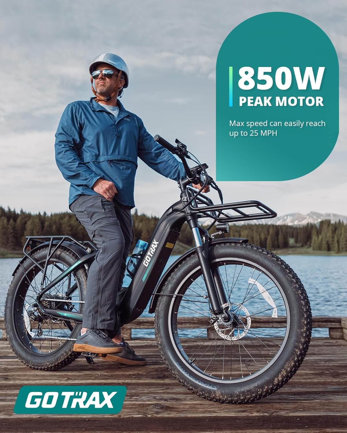 Gotrax R8 850W 48V 27.5" Fat Tire Electric Bike