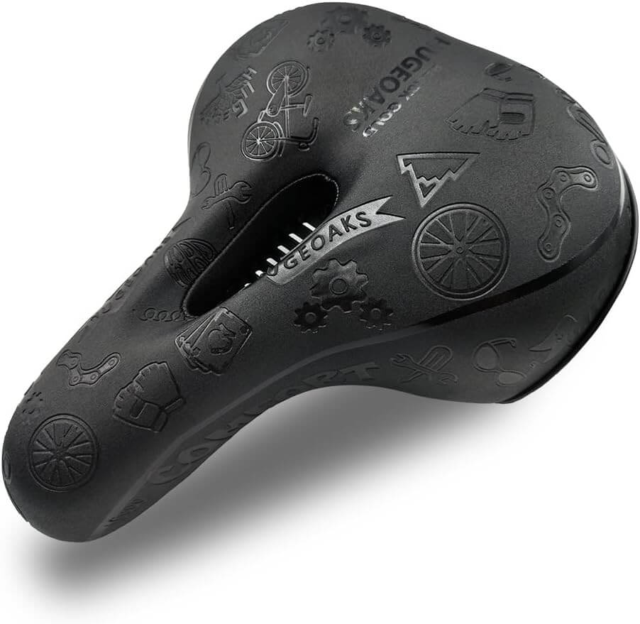 HUGEOAKS Memory Foam Bike Saddle/Seat