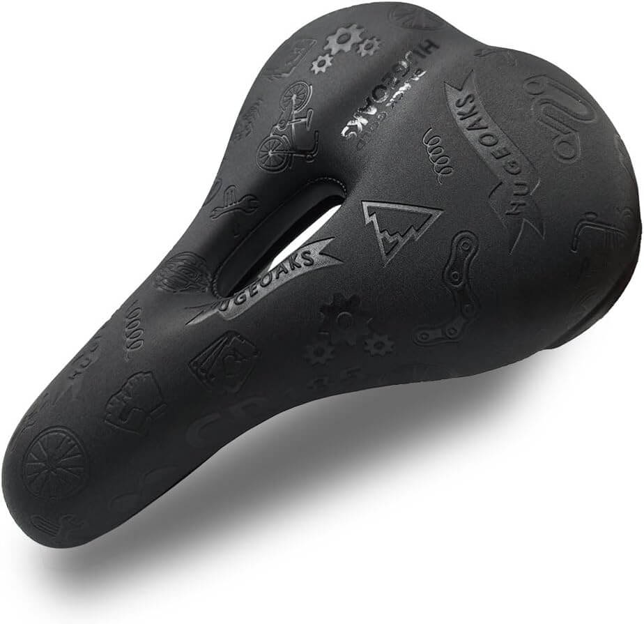 HUGEOAKS Memory Foam Bike Saddle/Seat