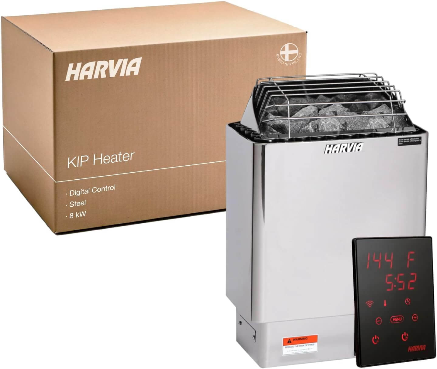 Harvia KIP Stainless Steel Electric Sauna Heater