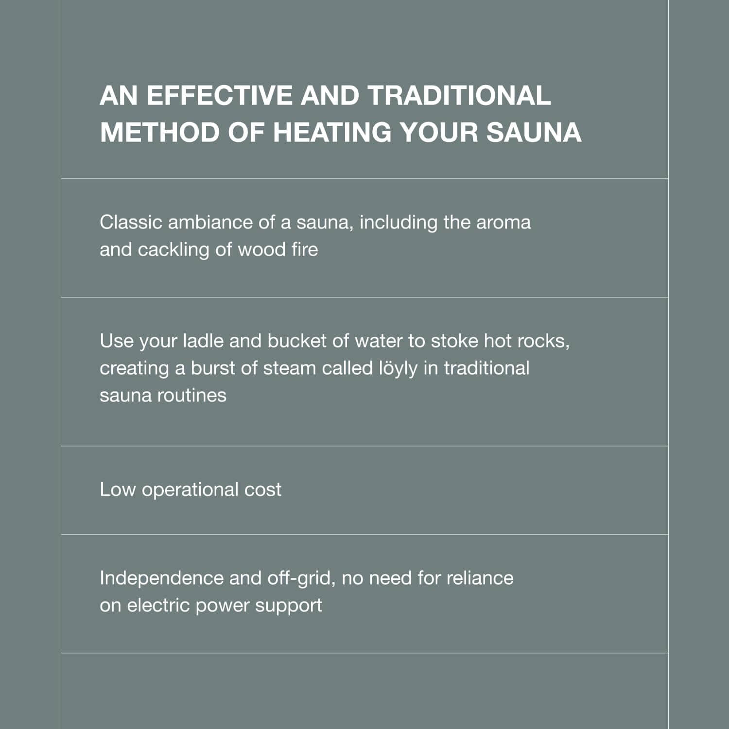 Harvia Pro 20 Wood Burning Sauna Heater