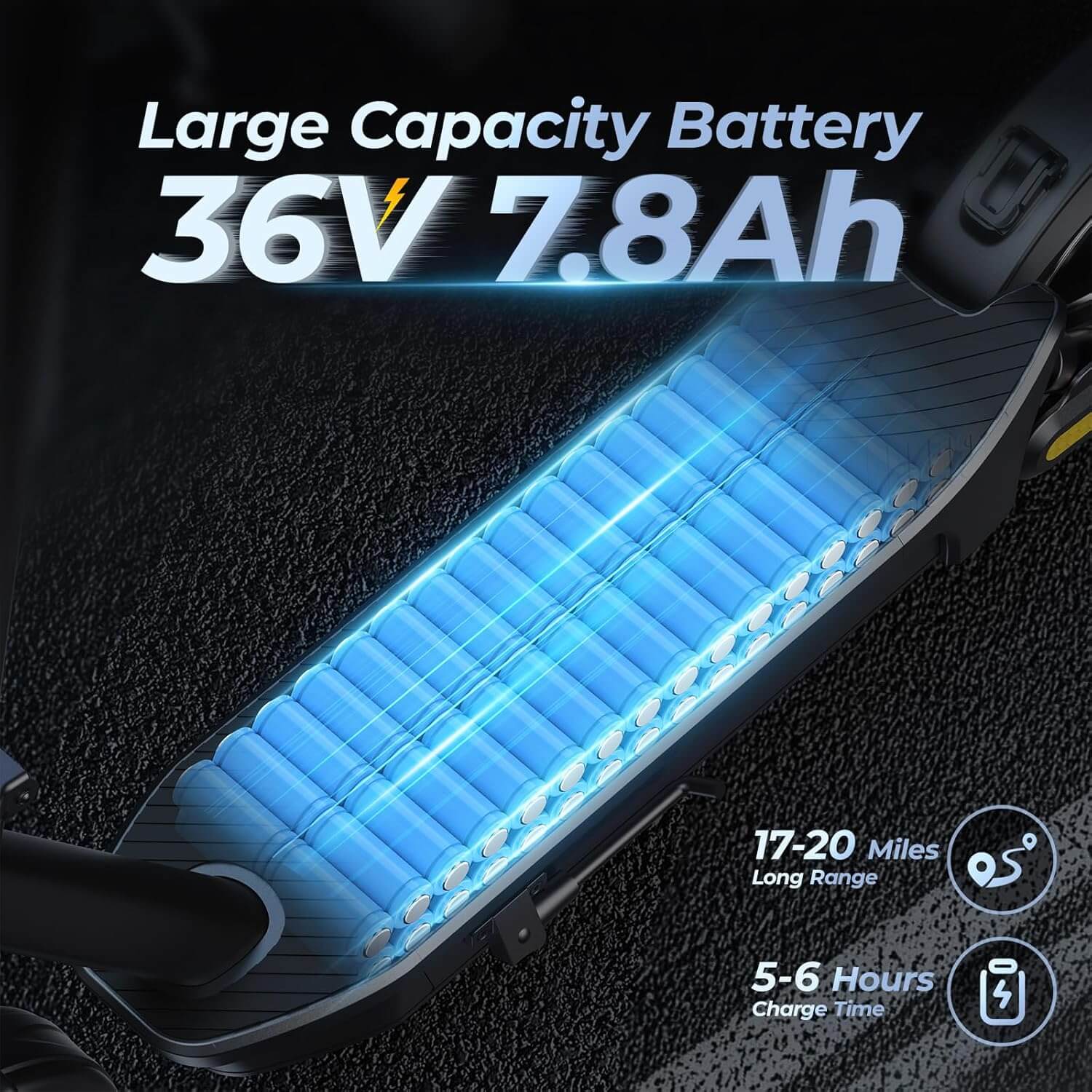 Heropick 500W 7.8Ah Folding Electric Scooter