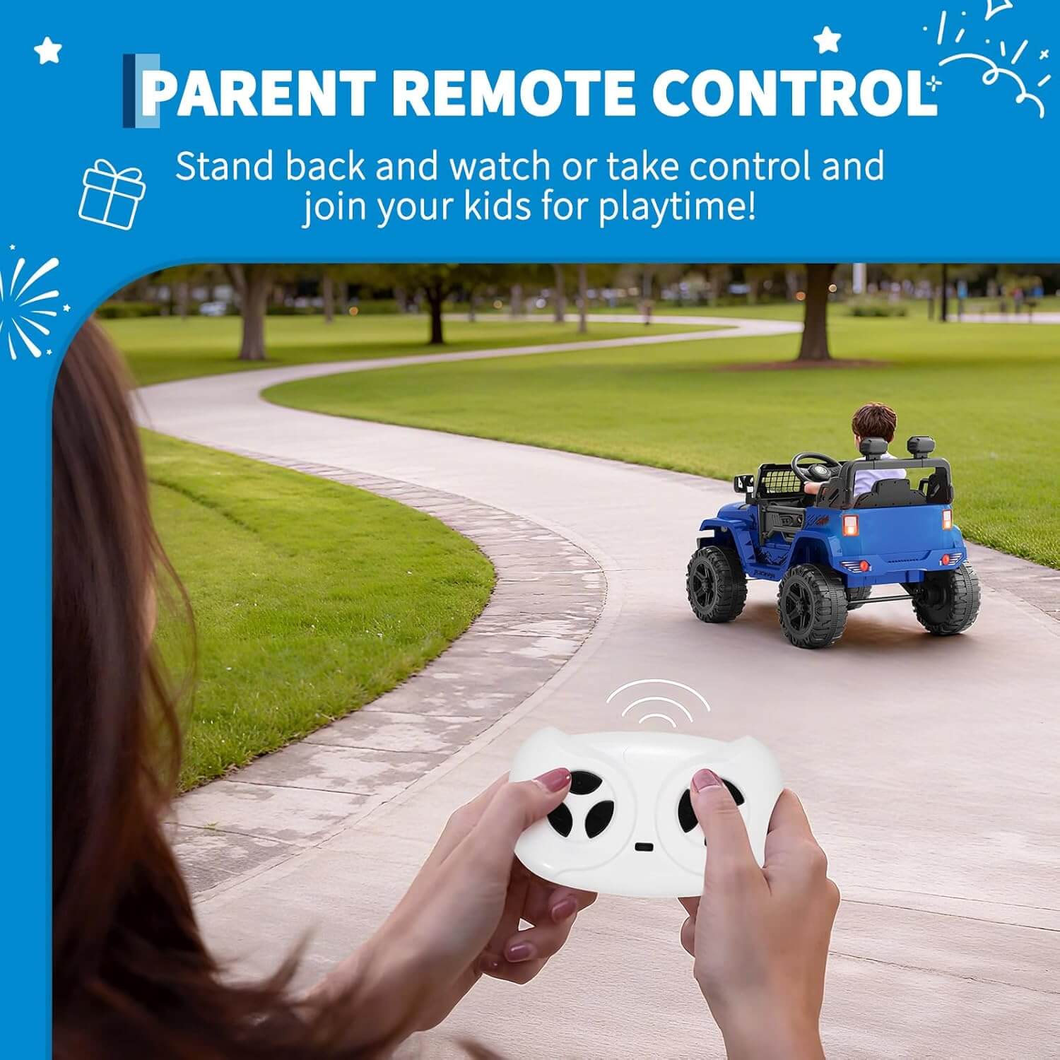 Hetoy 12V Kids Electric Ride-On Truck Car