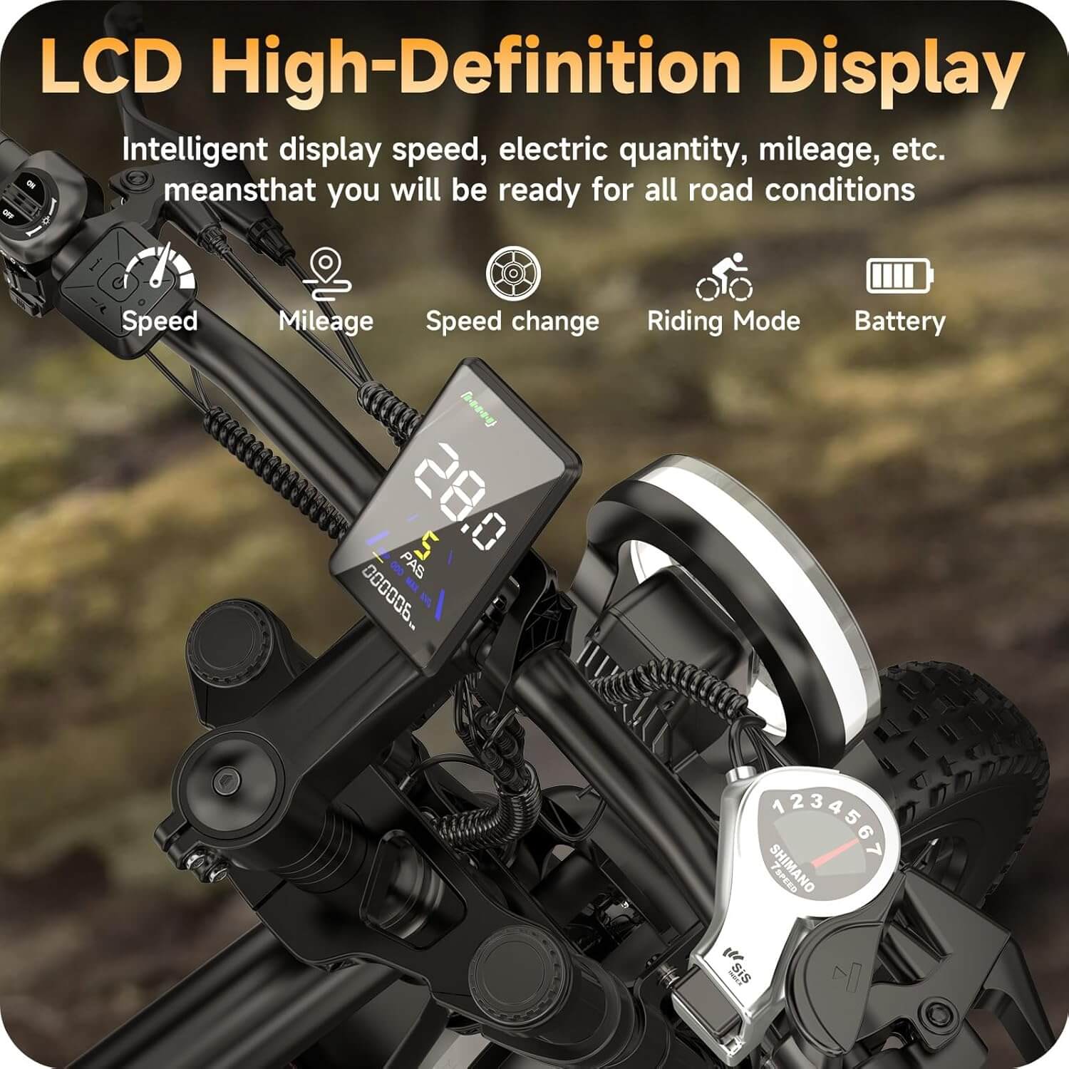 HiKeep K6-L 1500W 48V 15.6Ah Fat Tire Electric Dirt Bike