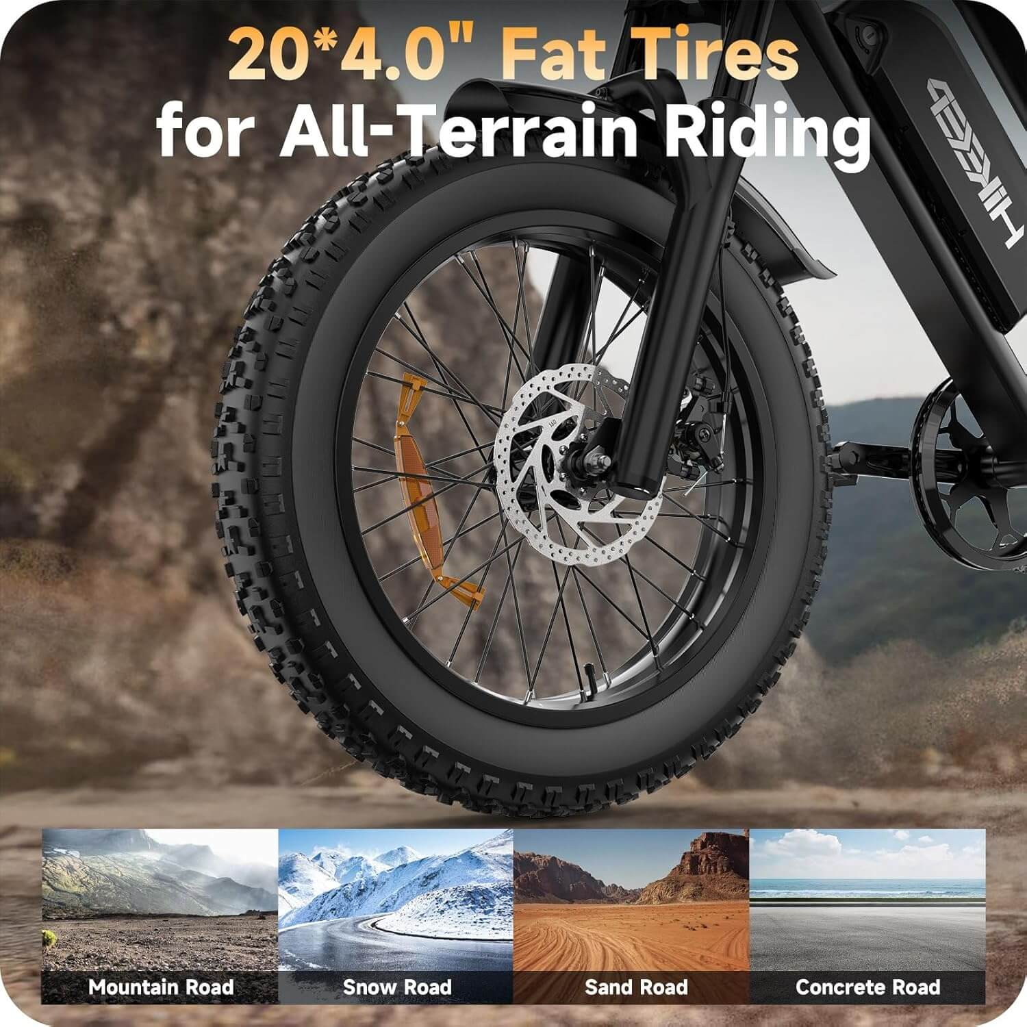 HiKeep K6-L-A3 1500W 48V 15.6Ah Fat Tire Electric Dirt Bike