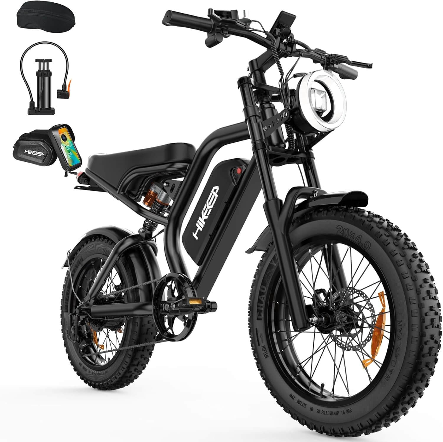 HiKeep K6-L-A3 1500W 48V 15.6Ah Fat Tire Electric Dirt Bike
