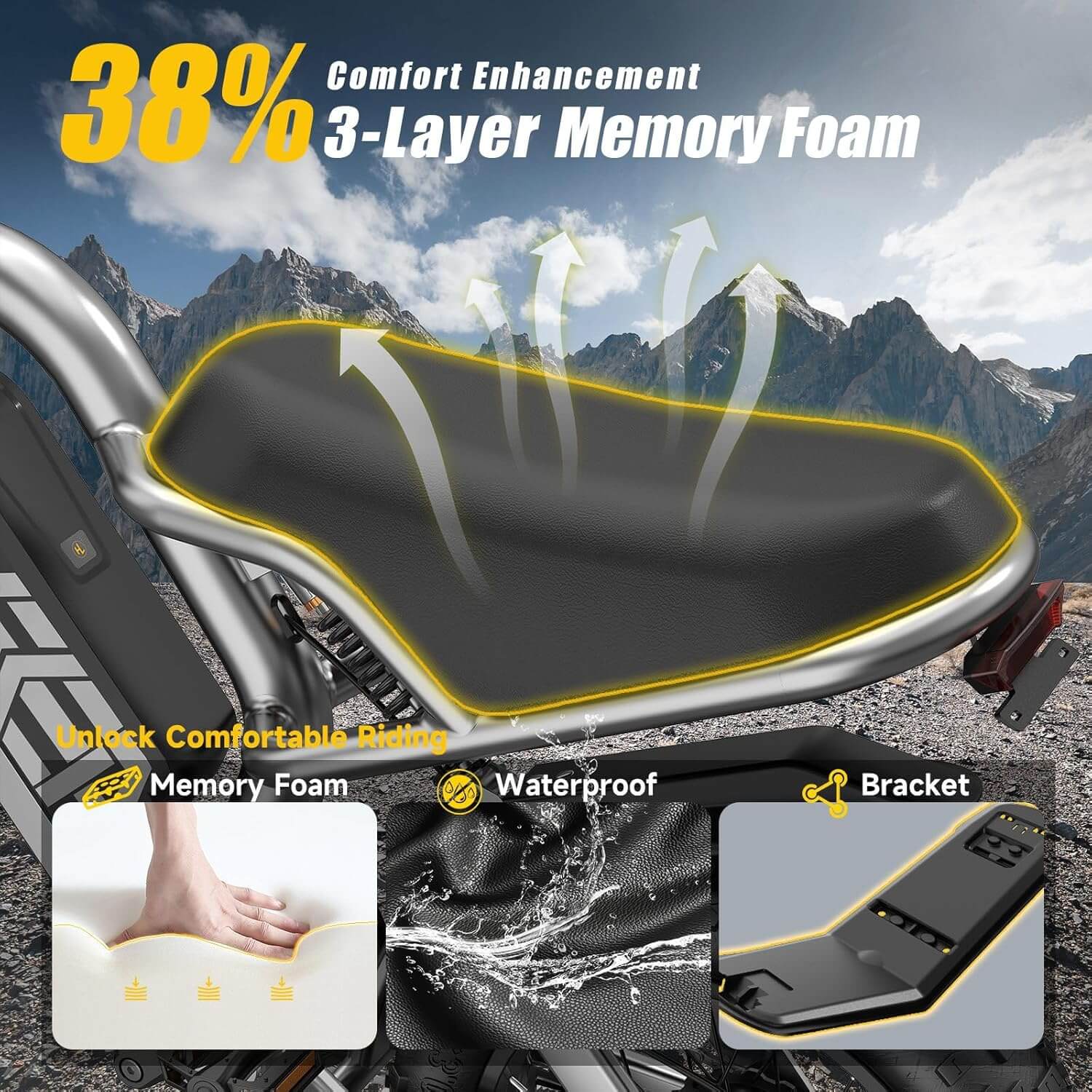 HiKeep K6-Mini 1500W 48V 15Ah Mid Drive Kids' Fat Tire Electric Dirt Bike