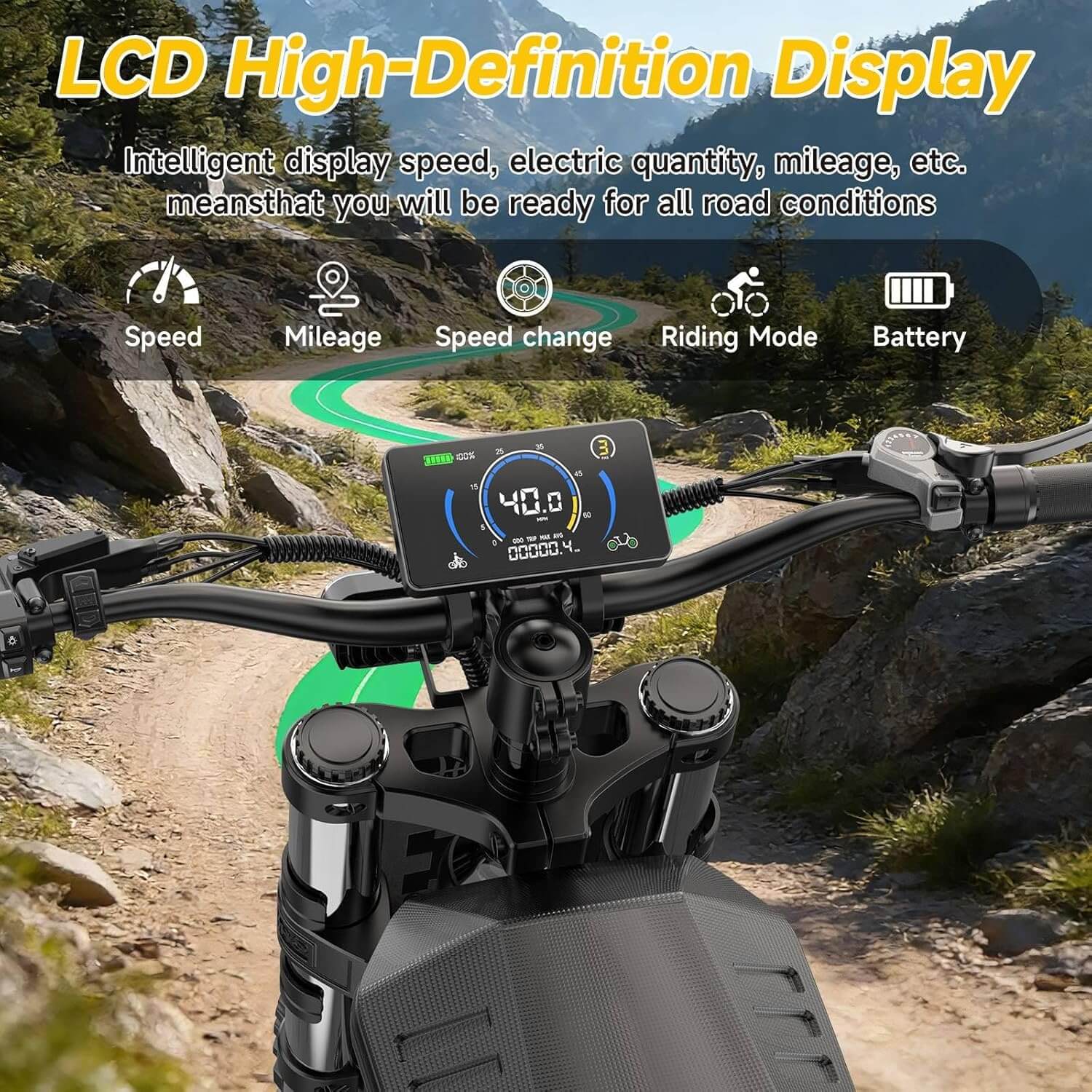 HiKeep K6-S 3000W 52V 40Ah Fat Tire Electric Dirt Bike