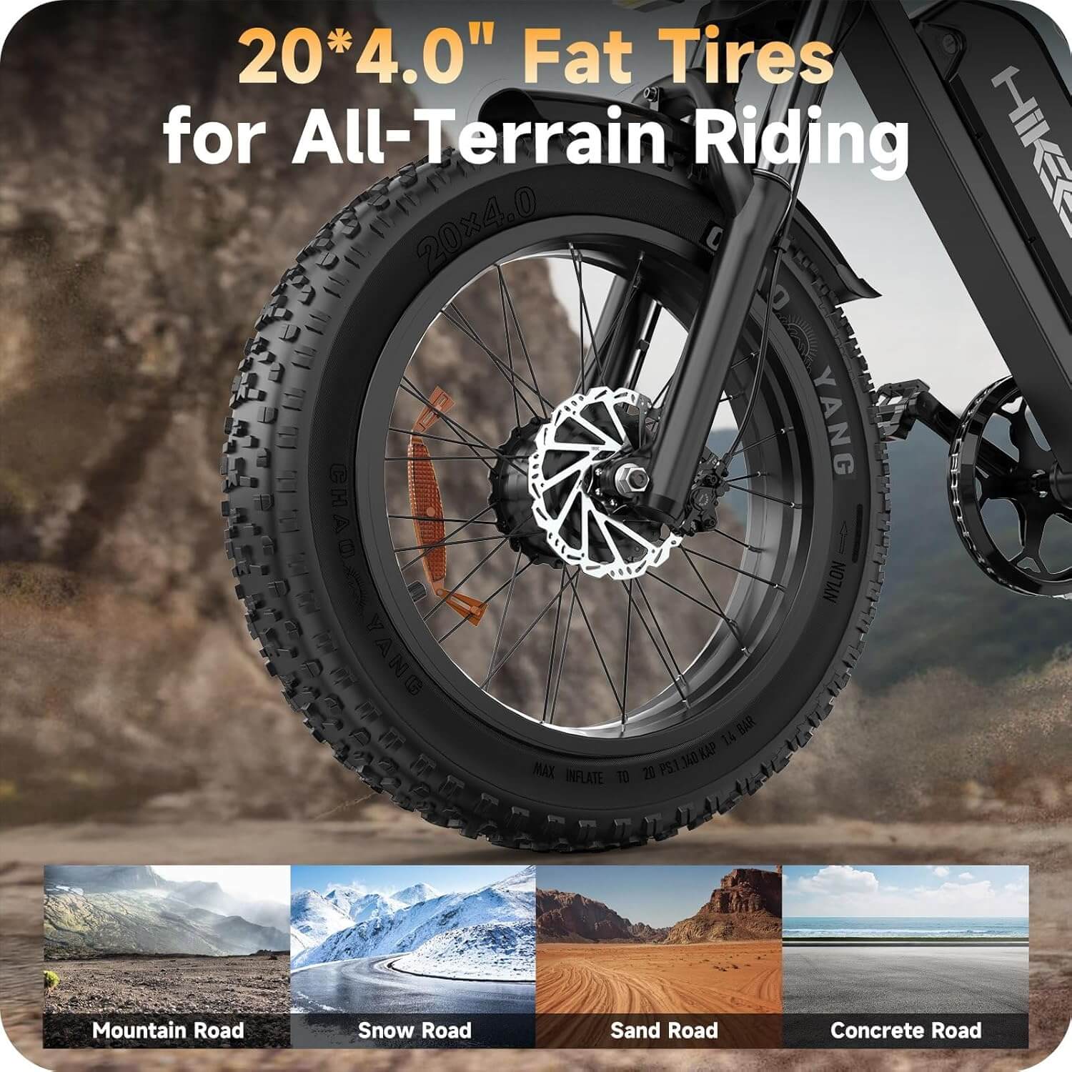 HiKeep K6-T 1500W 48V 25Ah Fat Tire Electric Dirt Bike