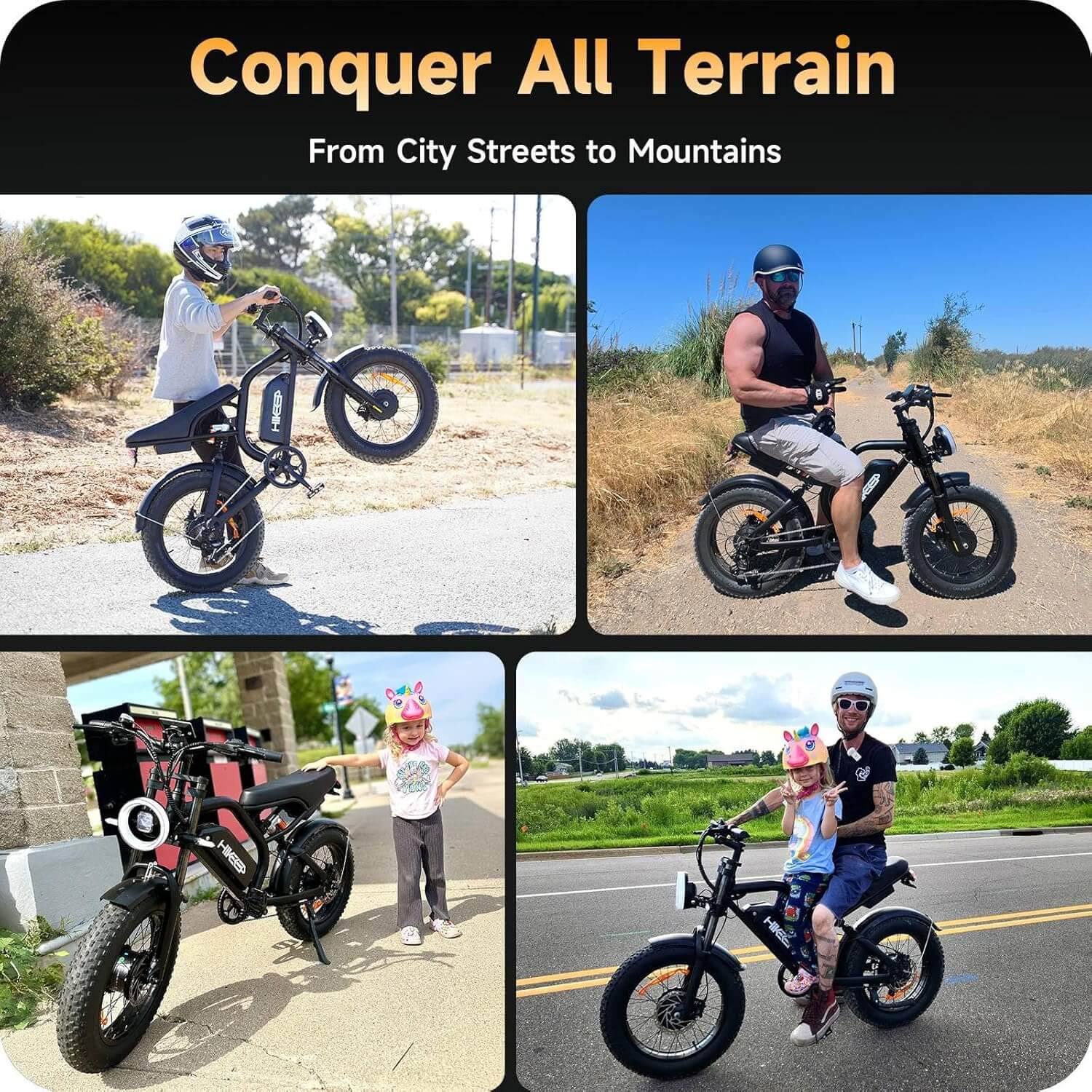 HiKeep K6-T 1500W 48V 25Ah Fat Tire Electric Dirt Bike