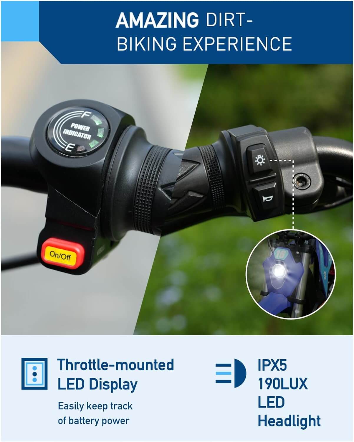 Hiboy DK1 300W 36V Electric Dirt Bike