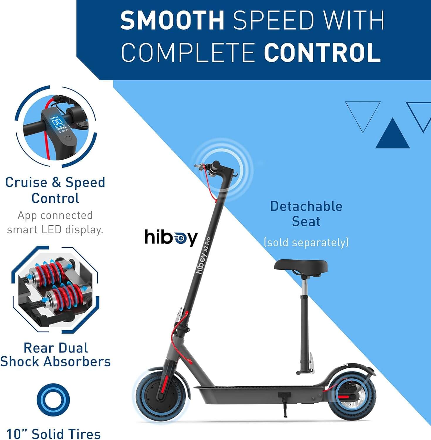 Hiboy S2 PRO 500W Folding Electric Scooter