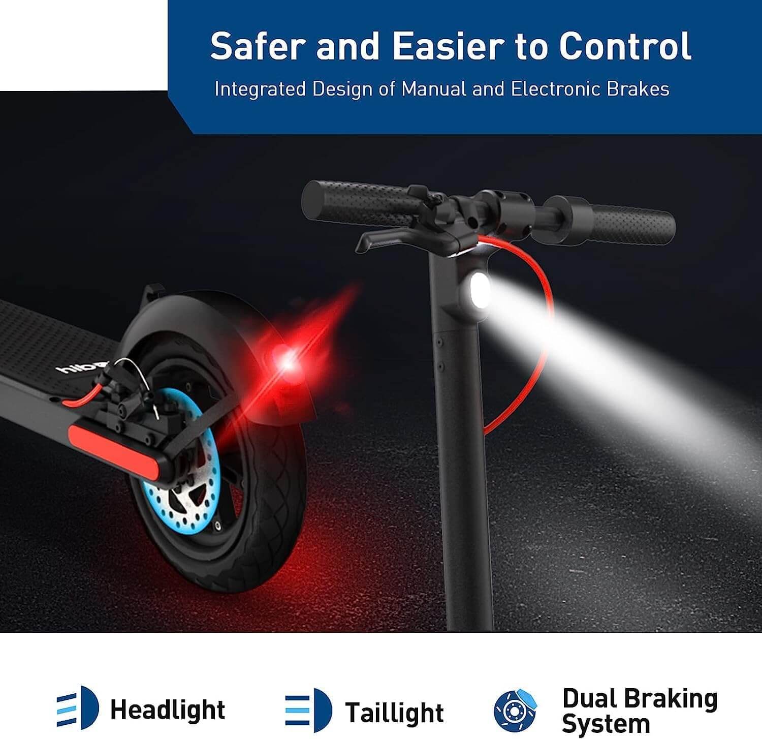 Hiboy S2R PLUS Dual Brake System Folding Electric Scooter