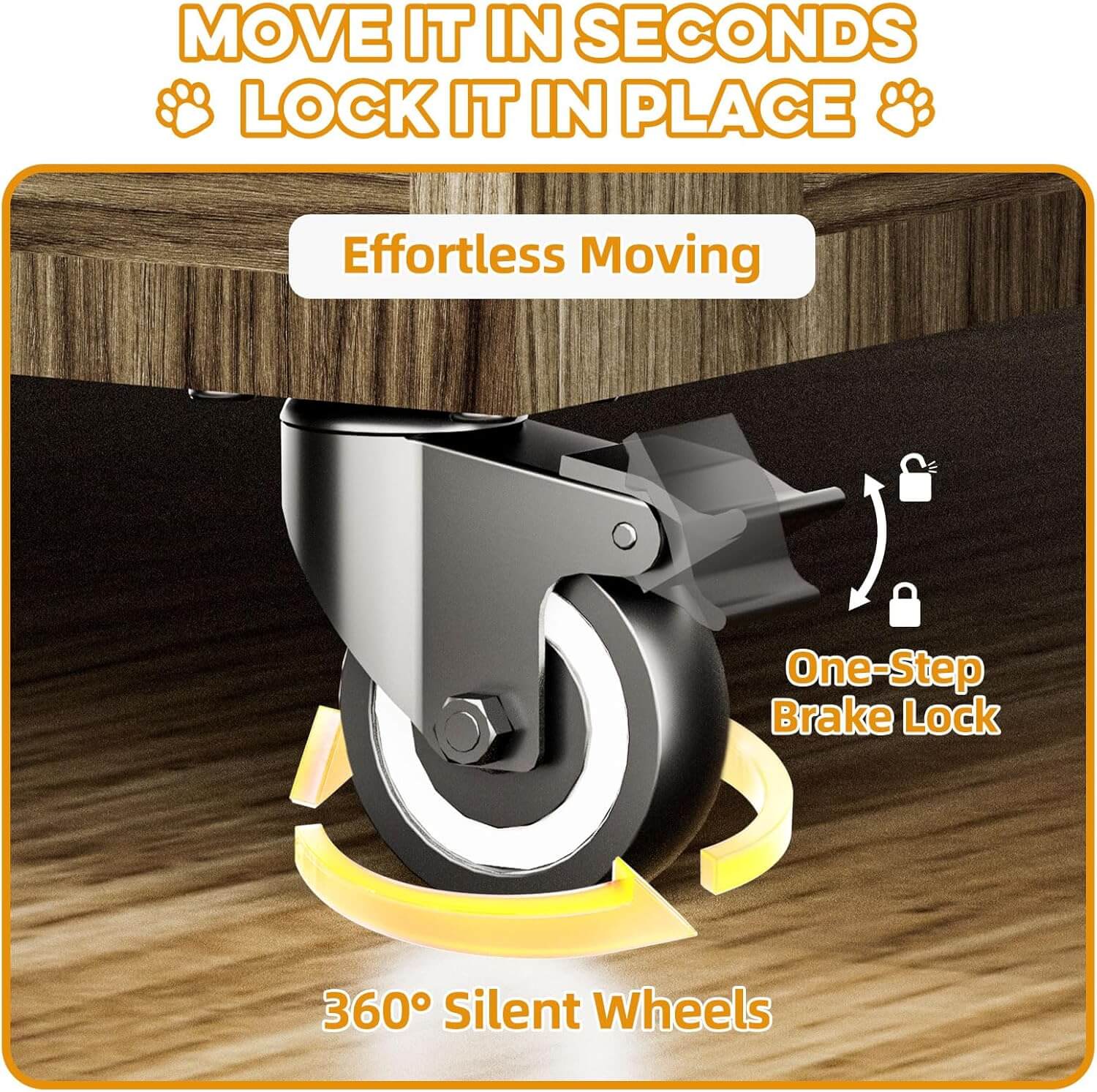 Hugcoz Double Door Wooden Dog Crate End Table