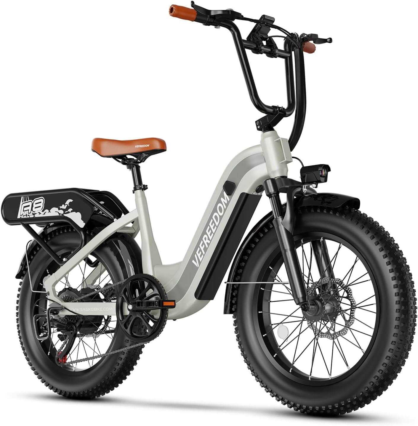 Ihahvc Vefreedom A8 1500W 48V Front Suspension Fat Tire Electric Bike