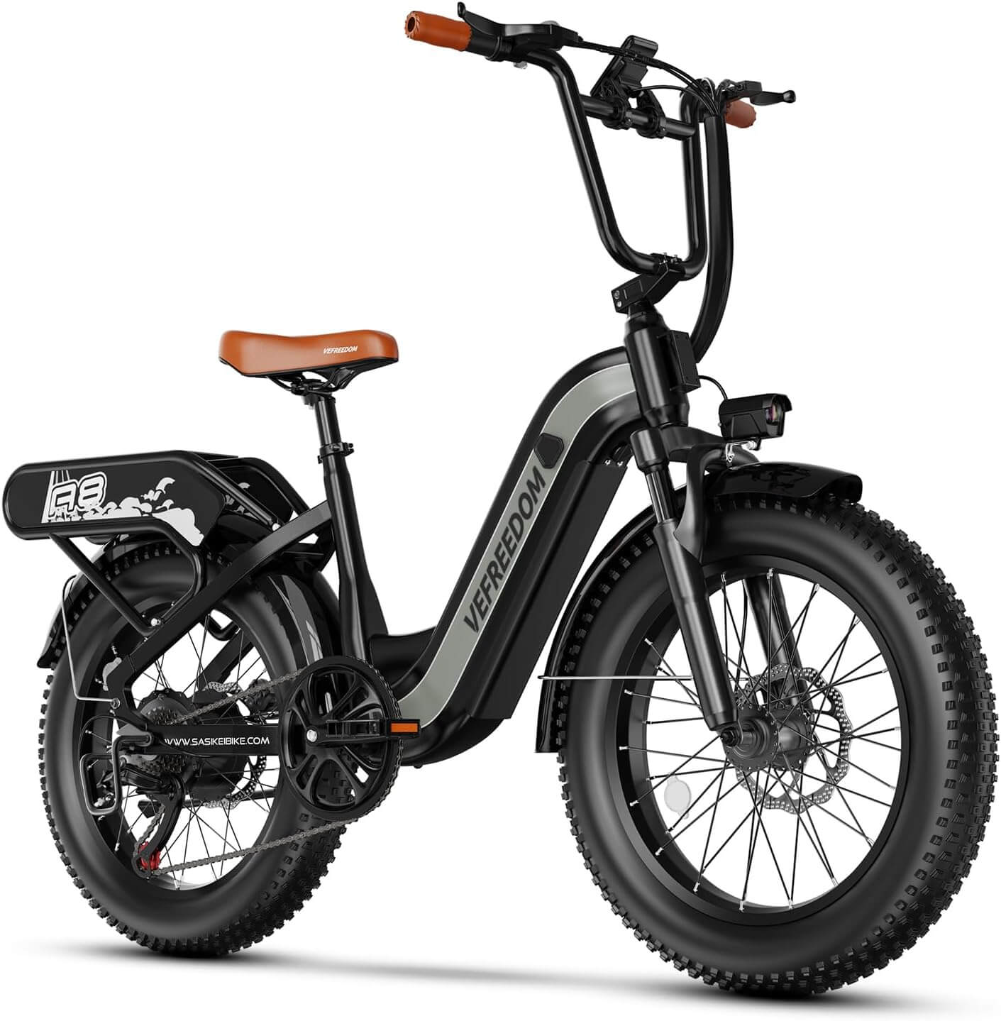 Ihahvc Vefreedom A8 1500W 48V Front Suspension Fat Tire Electric Bike