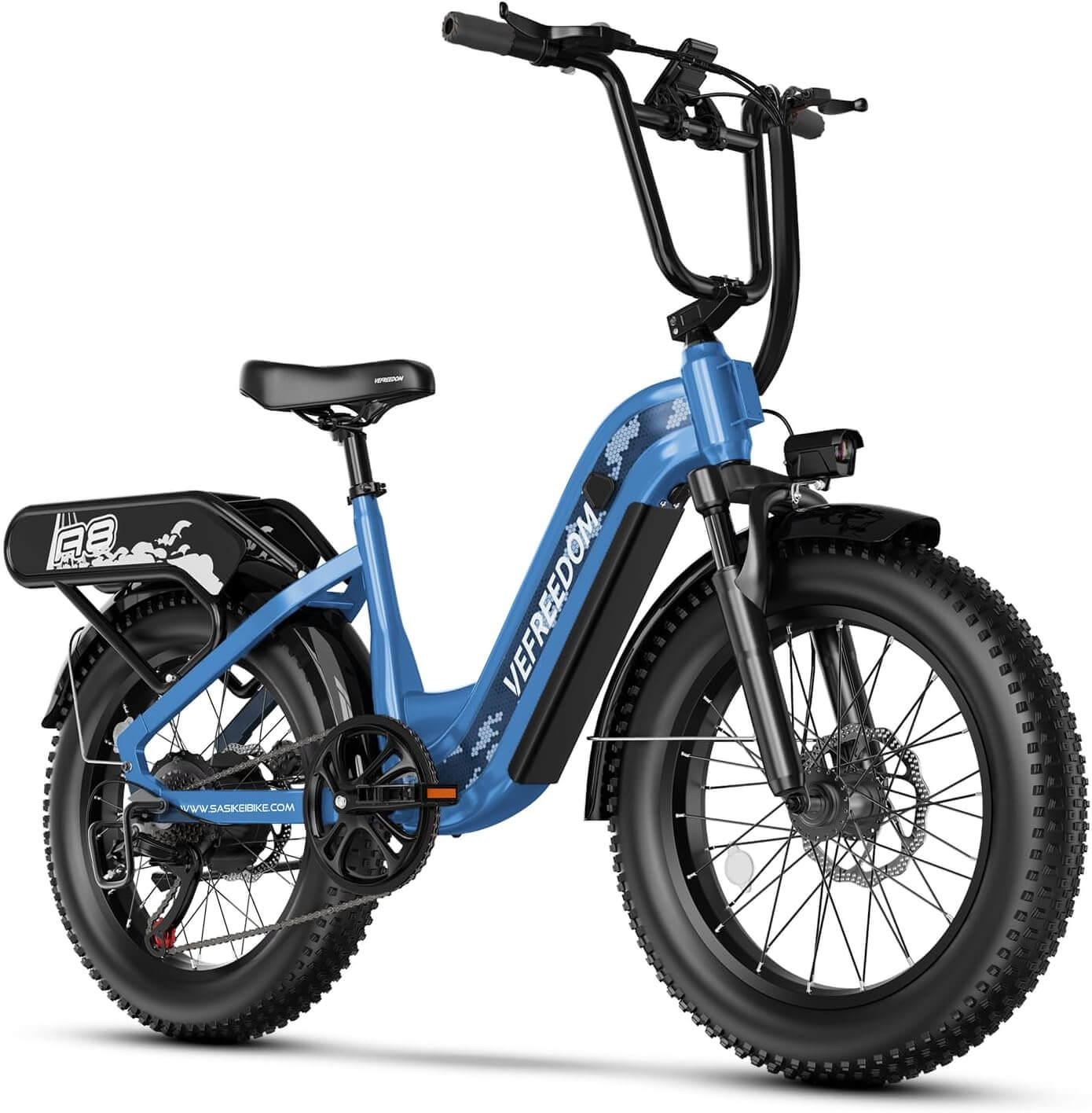 Ihahvc Vefreedom A8 1500W 48V Front Suspension Fat Tire Electric Bike
