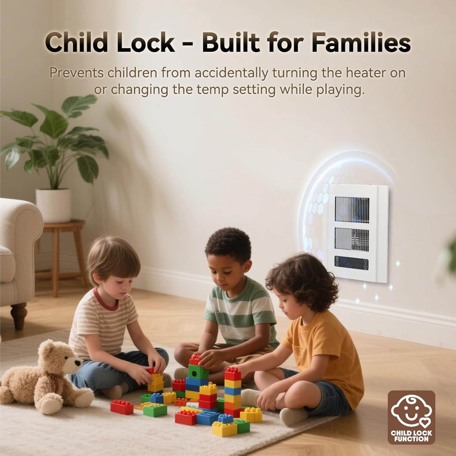 Infandy WH1500 Indoor Electric Wall Heater