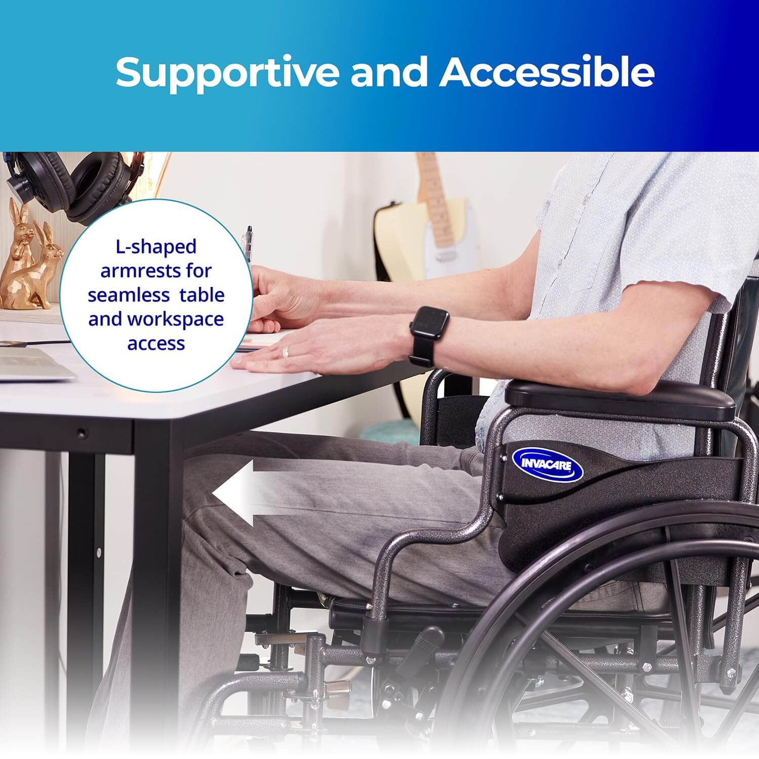 Invacare Essentials Foldable SX3 Manual Wheelchair