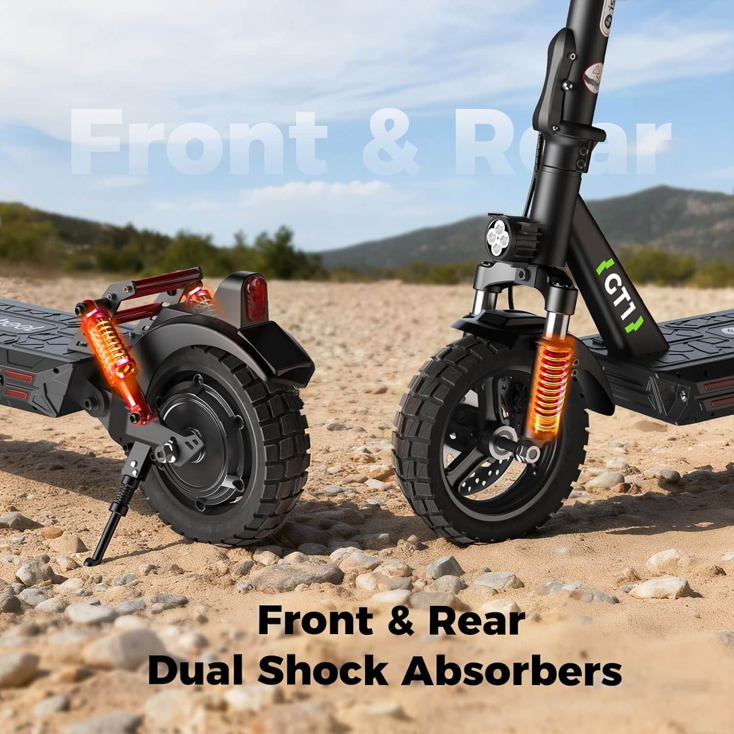 Isinwheel GT1 800W Off-Road Folding Electric Scooter