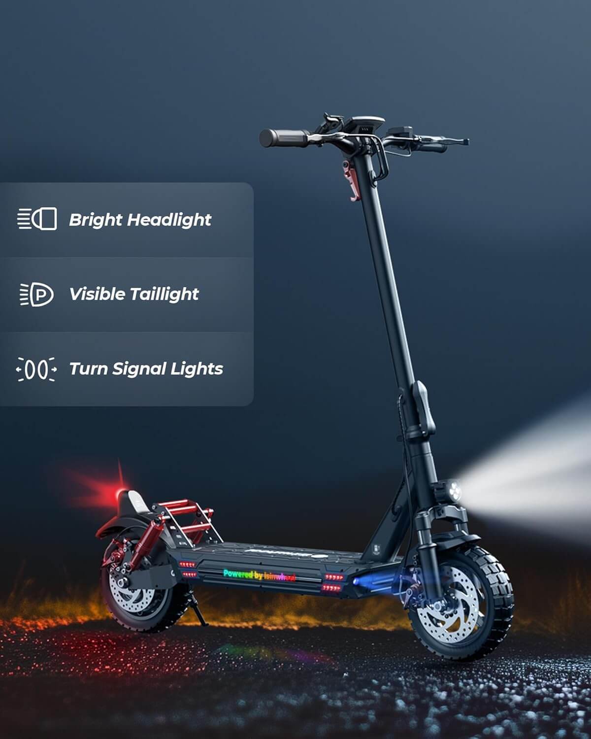 Isinwheel GT1 800W Off-Road Folding Electric Scooter