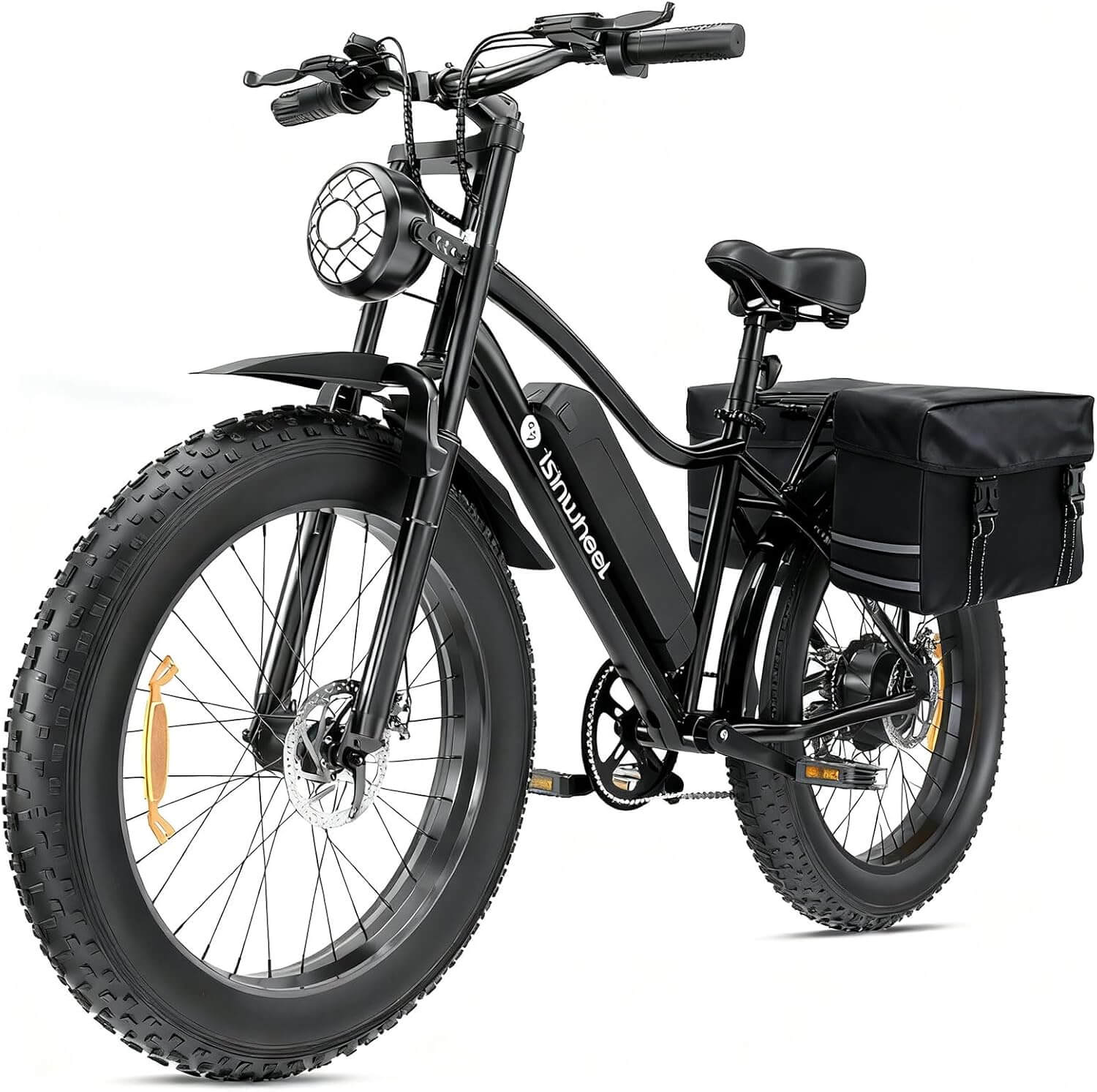 Isinwheel M10 Plus 1000W 48V 7 Speed Full Suspension Fat Tire Electric Bike