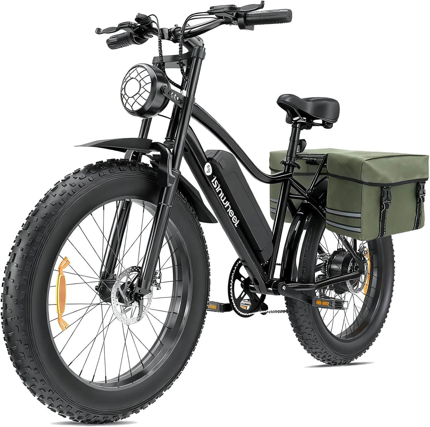 Isinwheel M10 Plus 1000W 48V 7 Speed Full Suspension Fat Tire Electric Bike