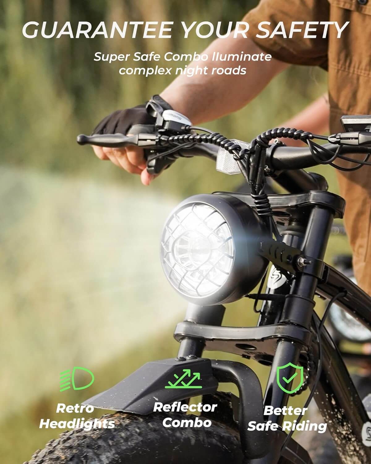 Isinwheel M10 Plus 1000W 48V 7 Speed Full Suspension Fat Tire Electric Bike