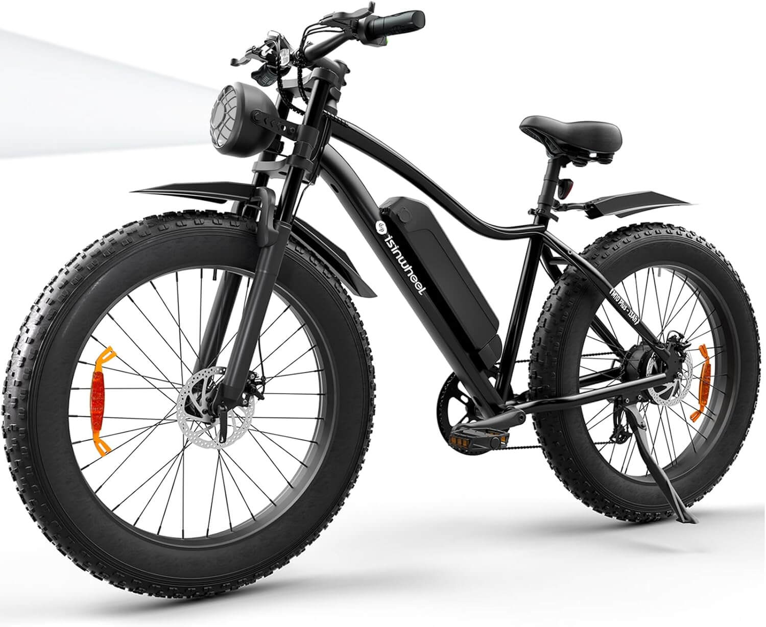Isinwheel M10 Plus 1000W 48V 7 Speed Full Suspension Fat Tire Electric Bike