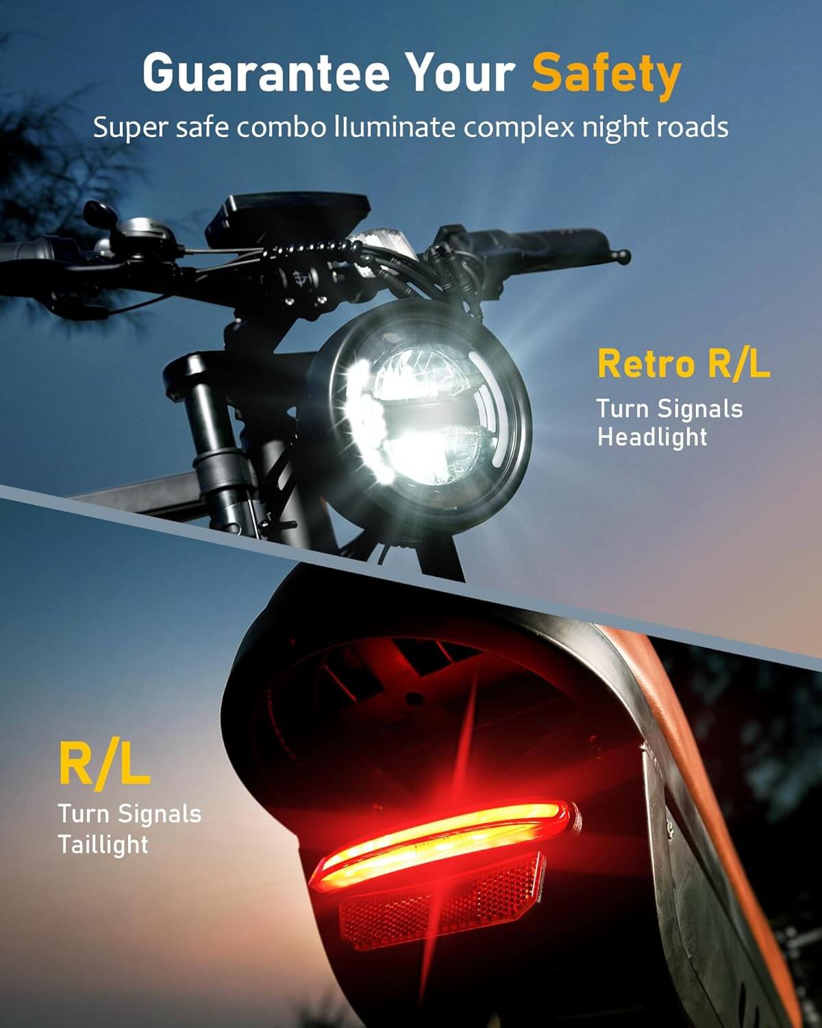 Isinwheel R6 Retro 1500W 48V 7 Speed Full Suspension Electric Bike