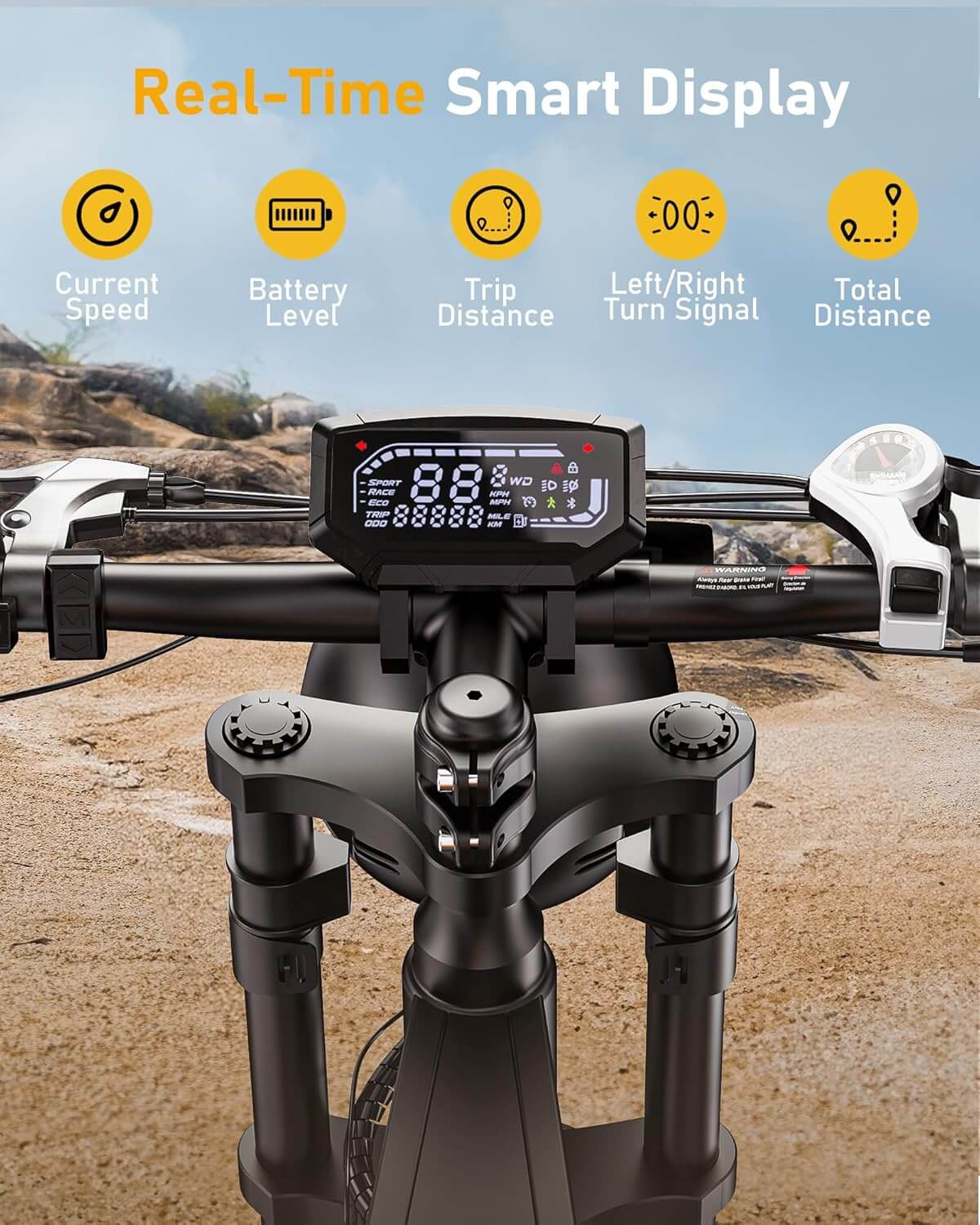 Isinwheel R6 Retro 1500W 48V 7 Speed Full Suspension Electric Bike