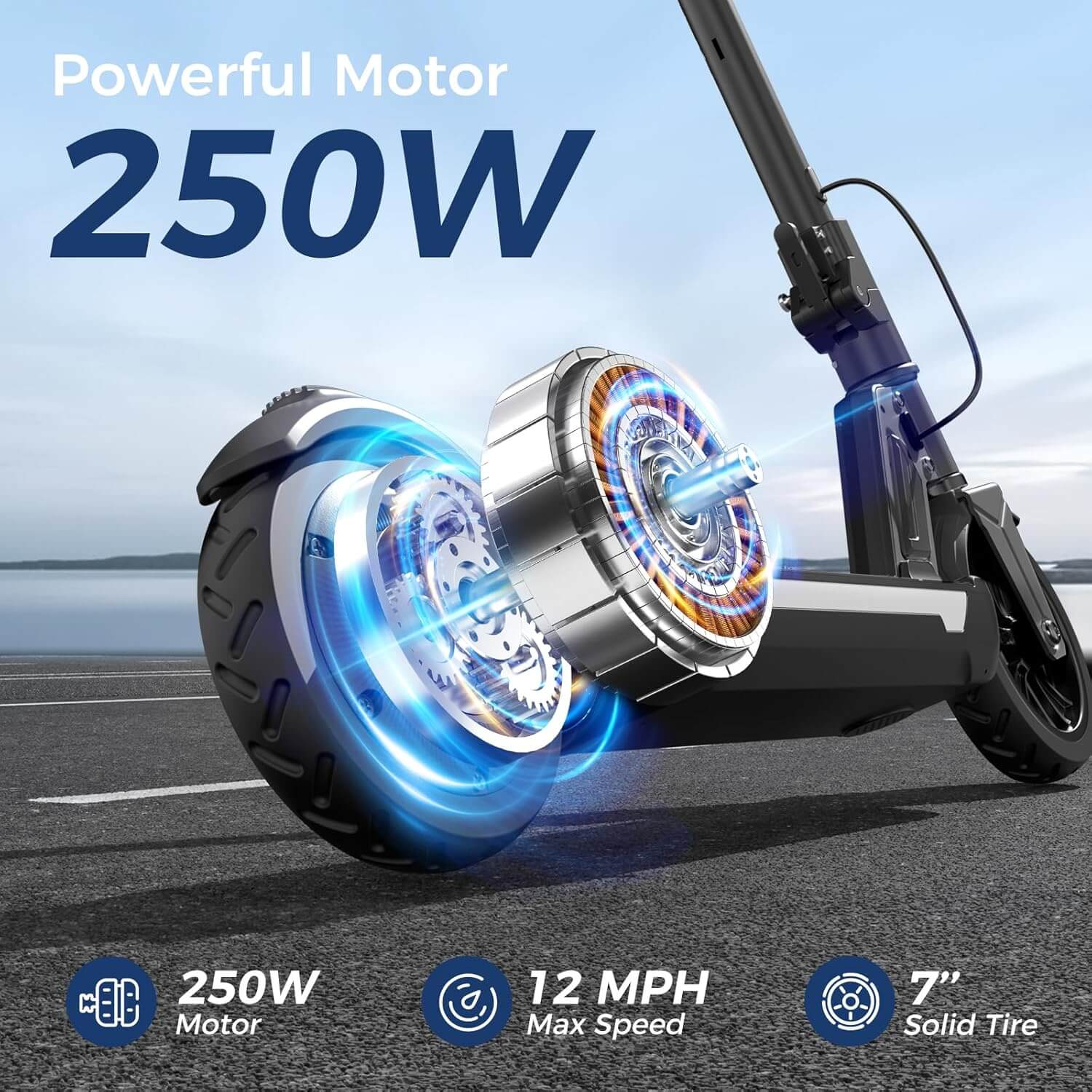 Isinwheel S7 250W Kids Folding Electric Scooter